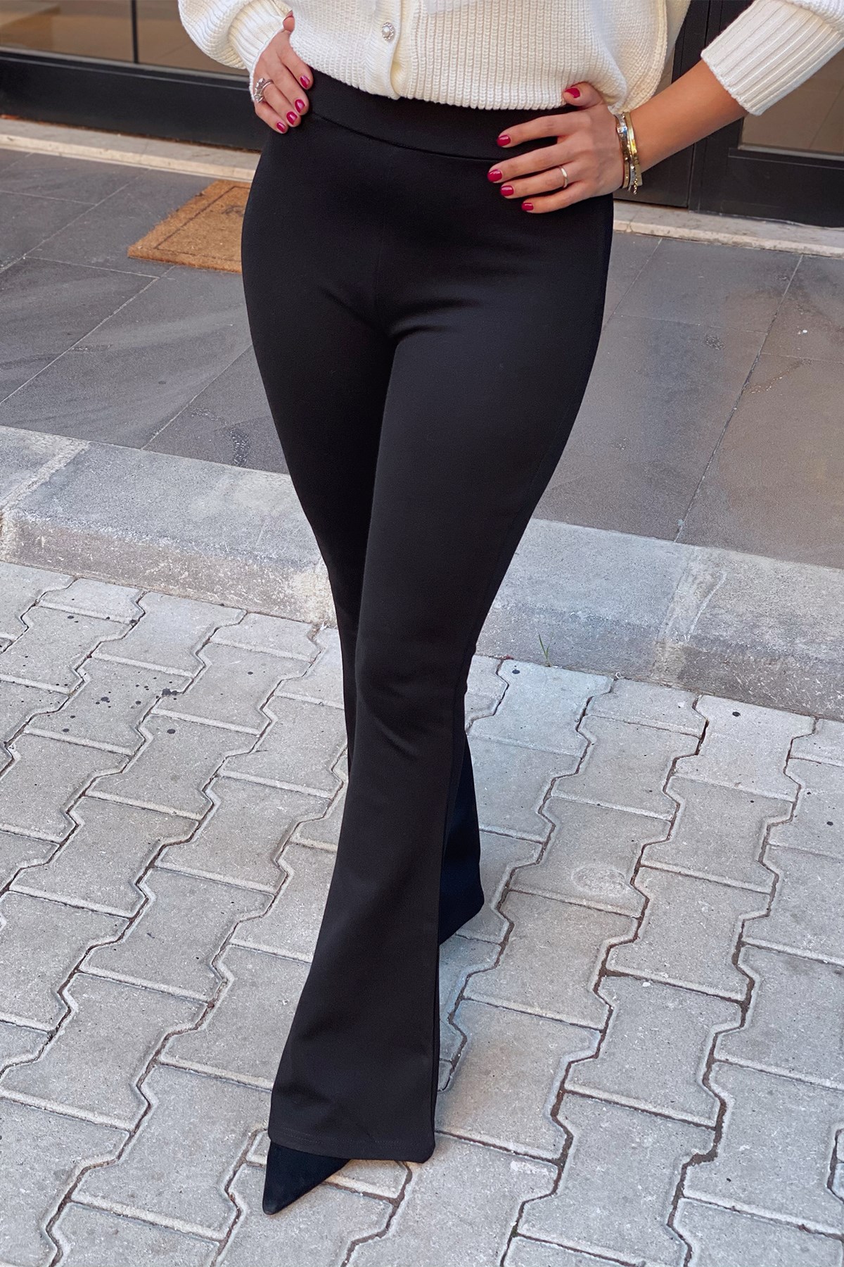 İspanyol Paça Çelik Tayt