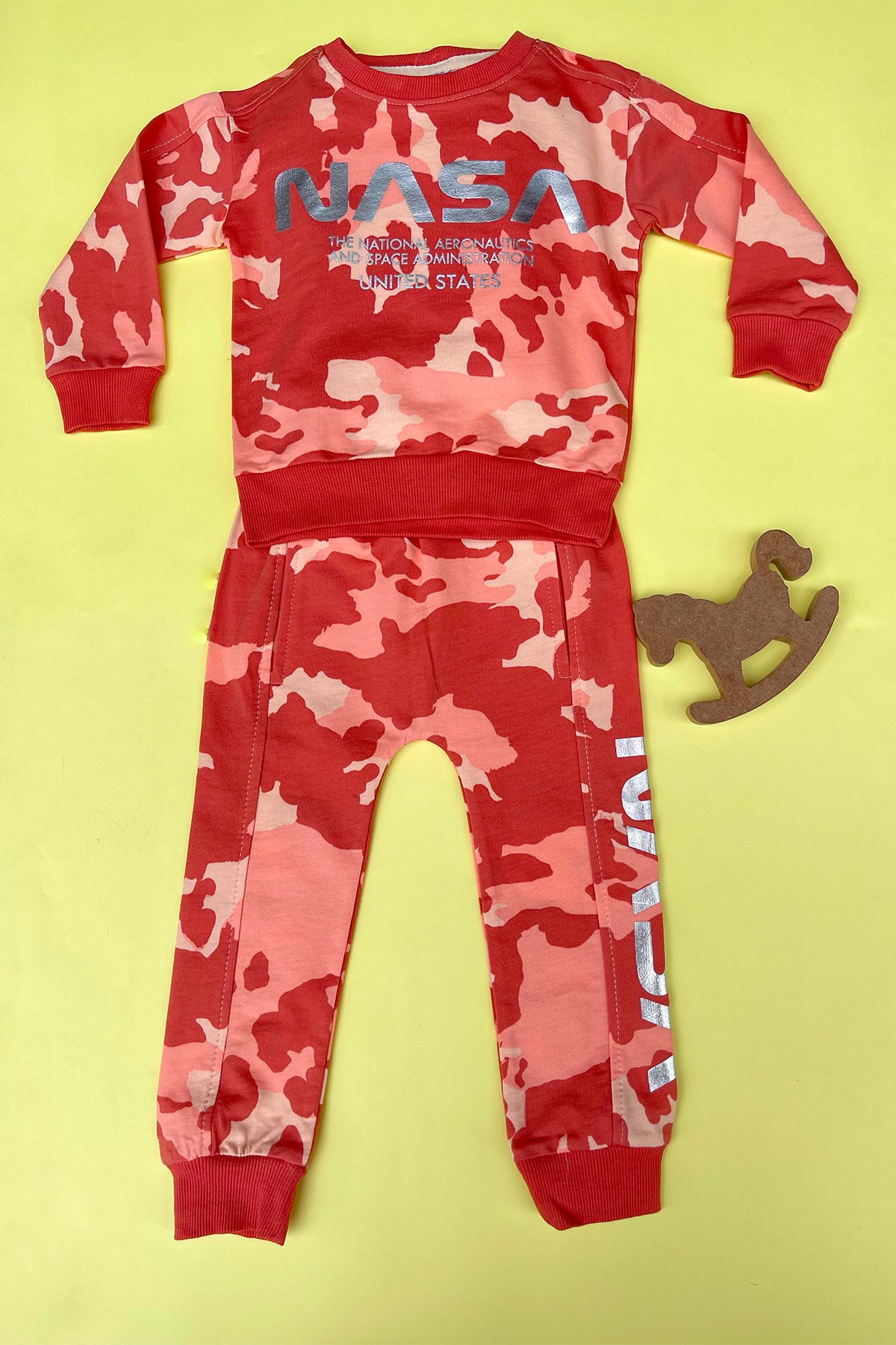 Kids Kamuflaj Desenli Nasa Takım