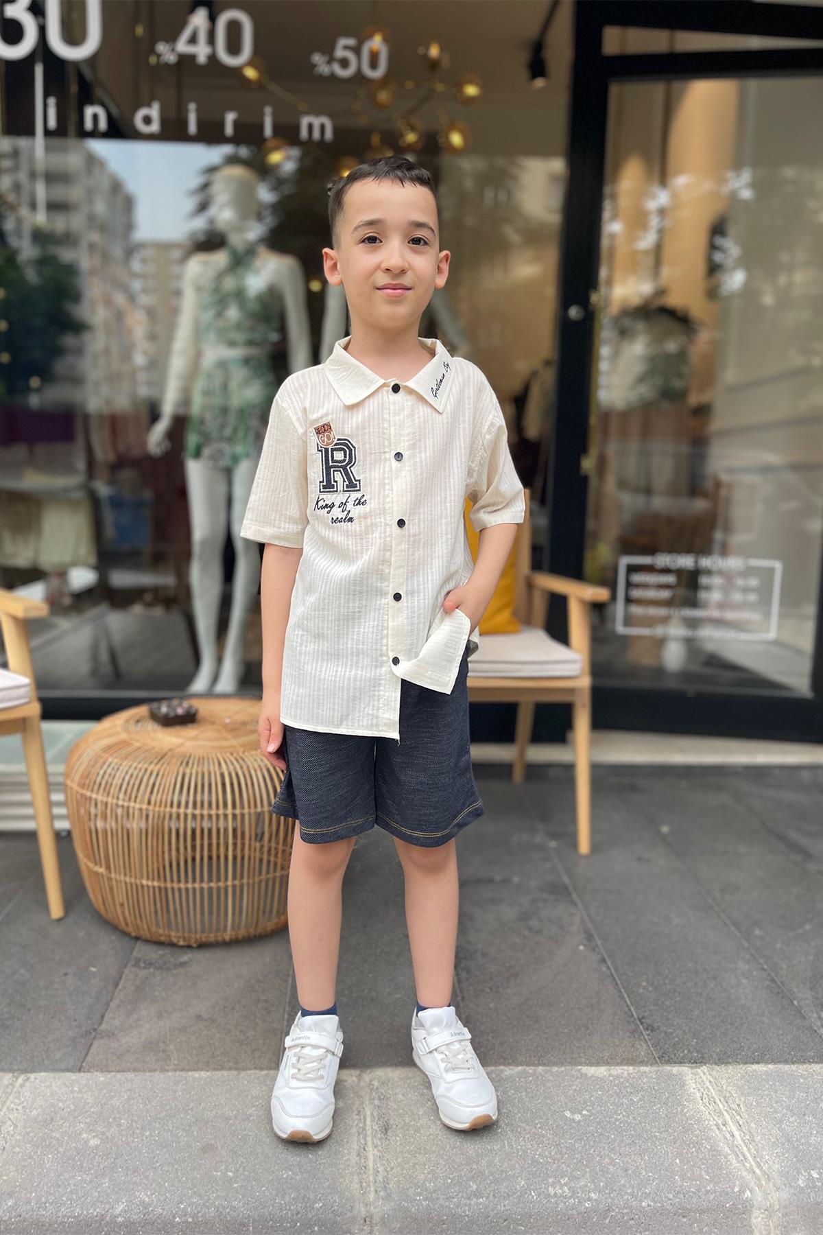 Kids Müslin Erkek Takım