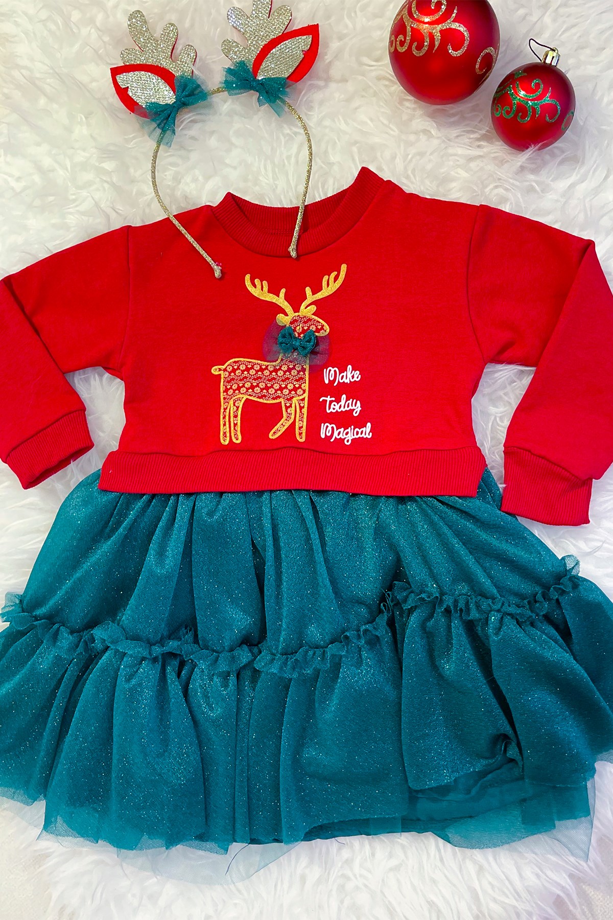 Kids Tütülü Sweat Elbise