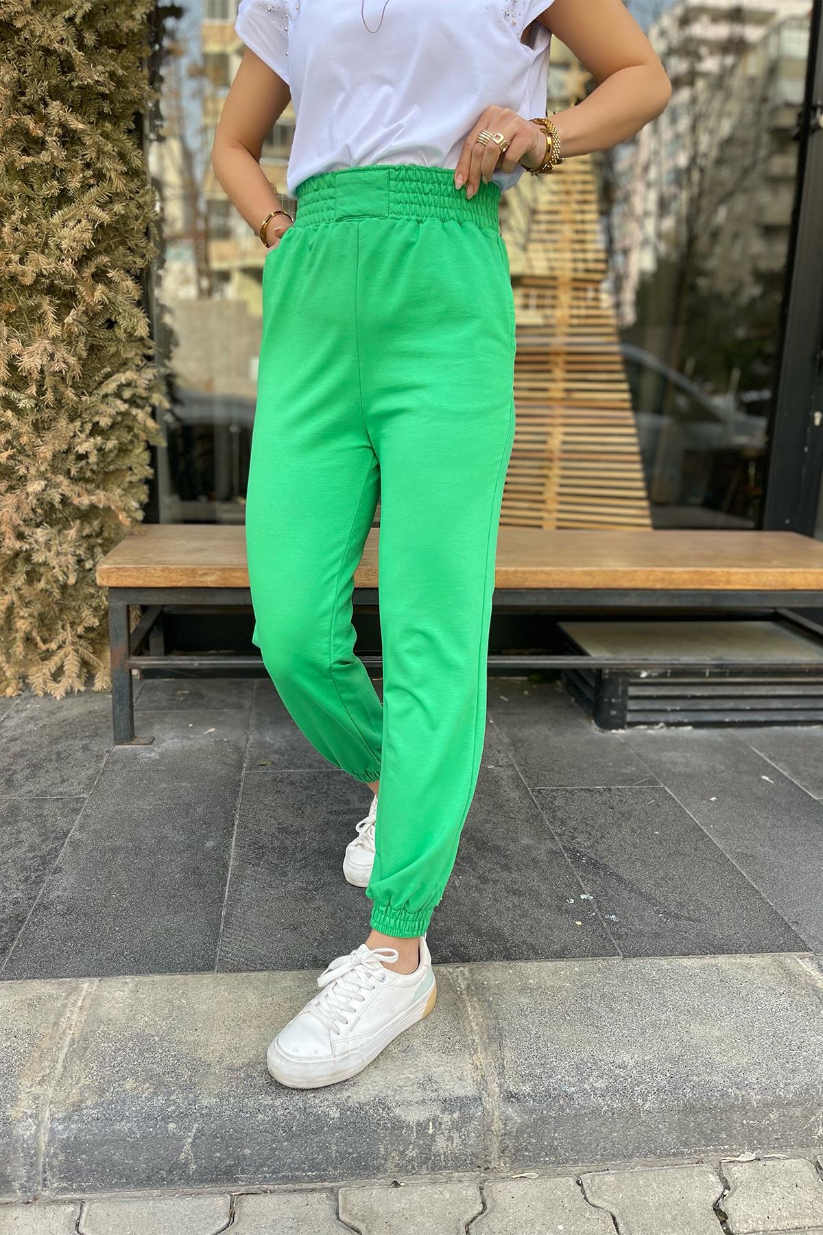 Koyu Yeşil  Jogger Eşofman Altı