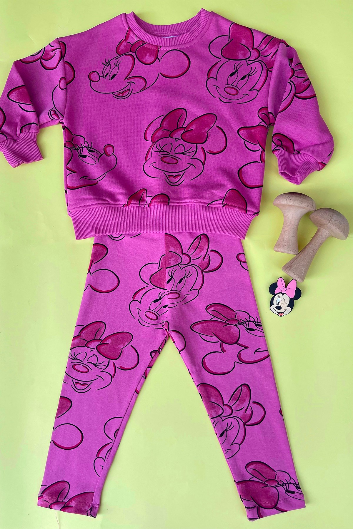 Pembe Mickey Mouse Takım