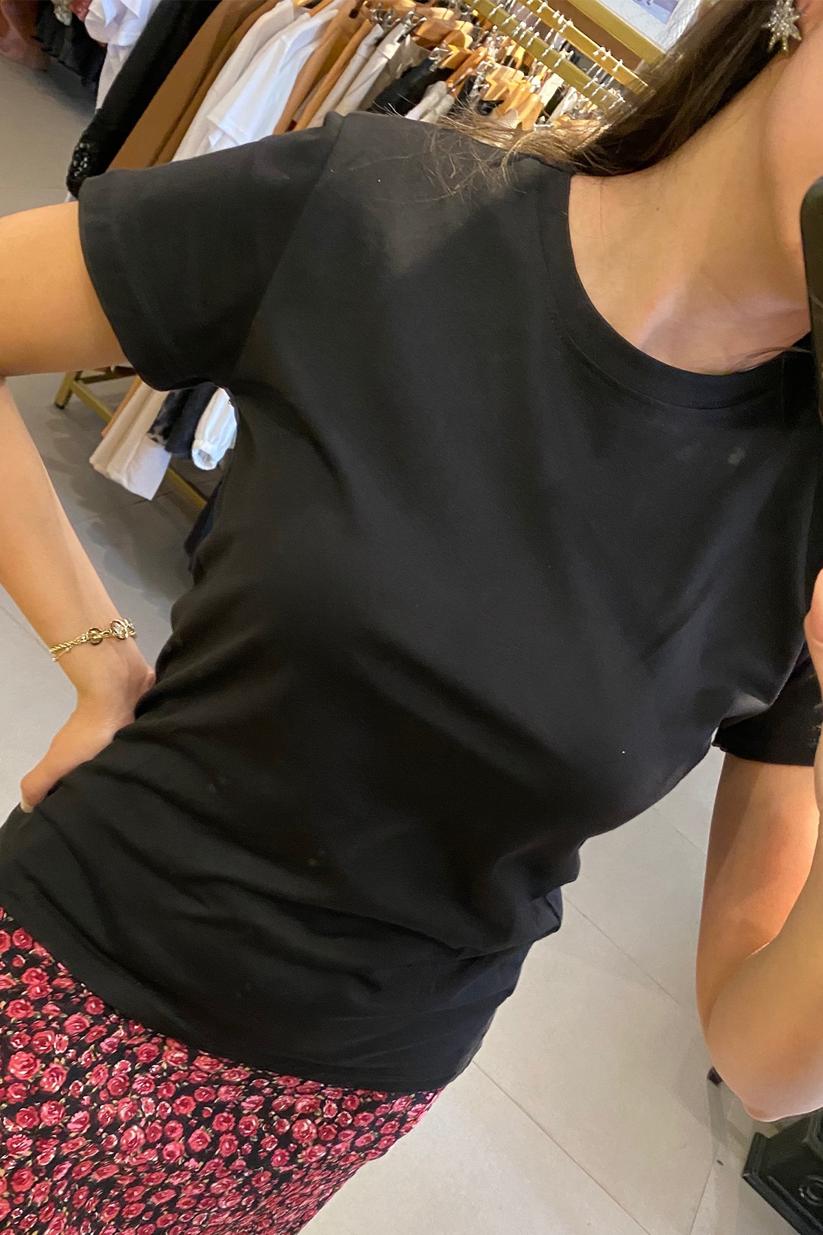 Siyah Basic Tshirt