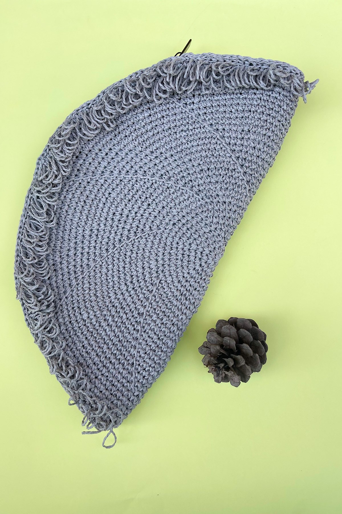 Tasarım Gri Clutch Çanta