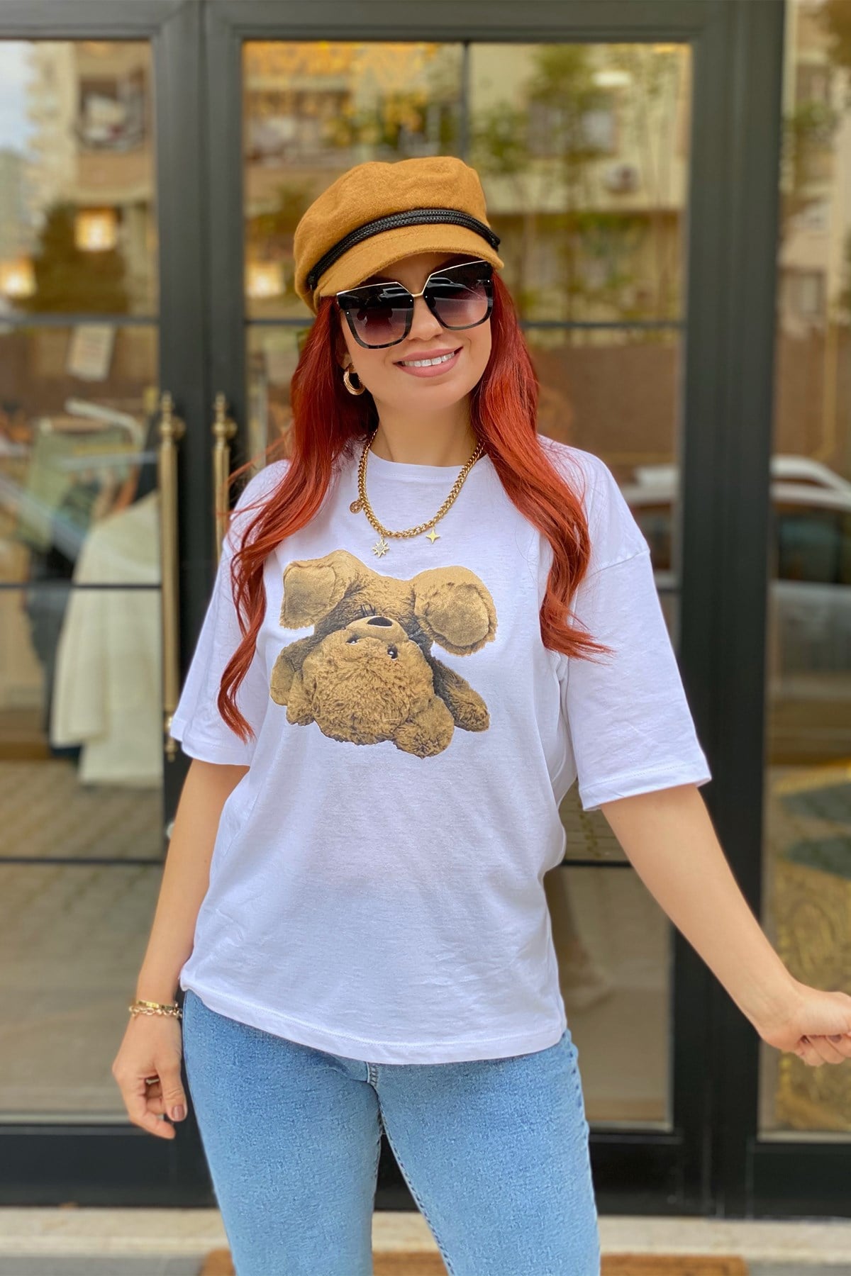 Teddy Baskılı Tshirt