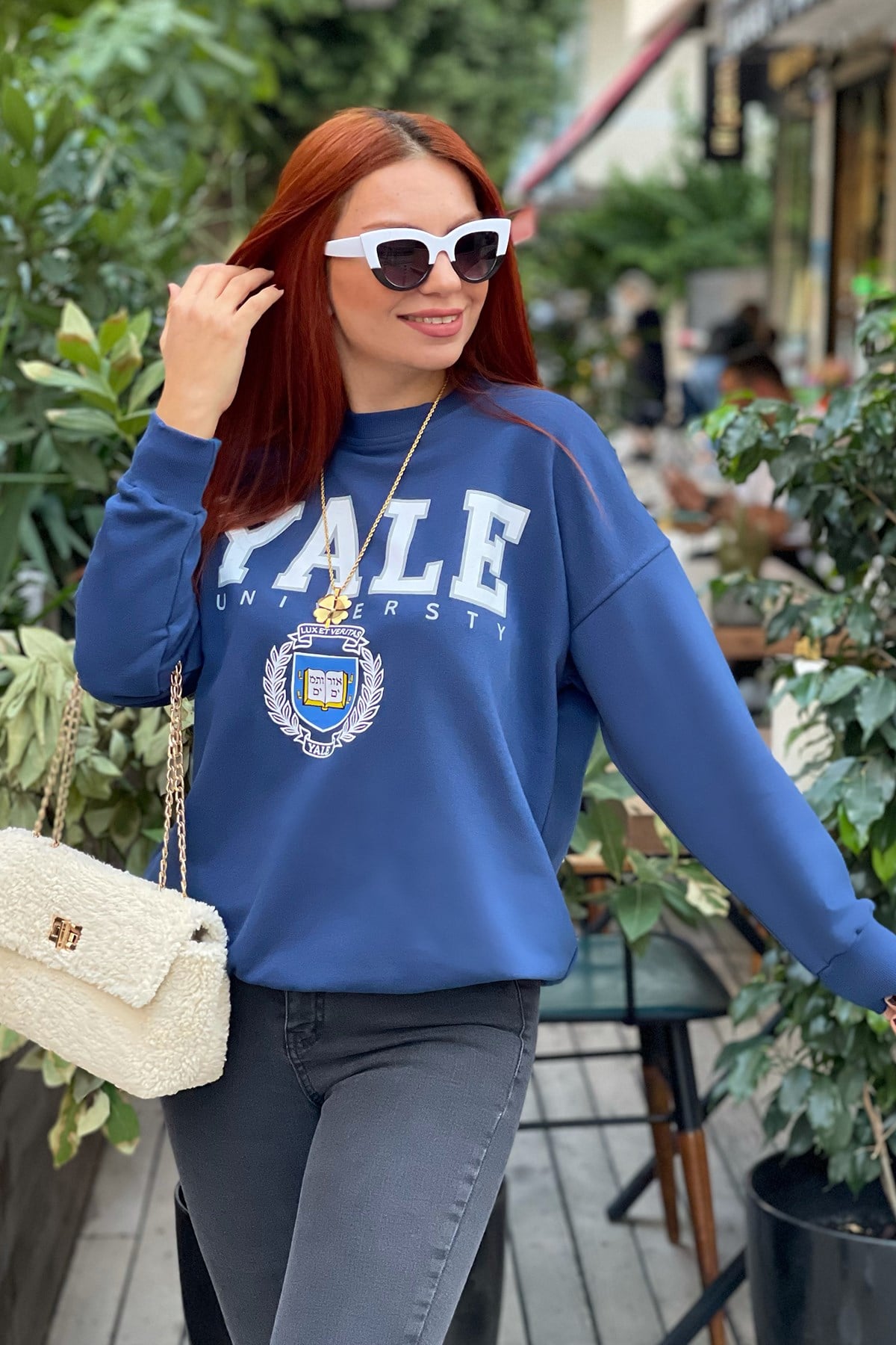 Yale Baskılı Sweatshirt