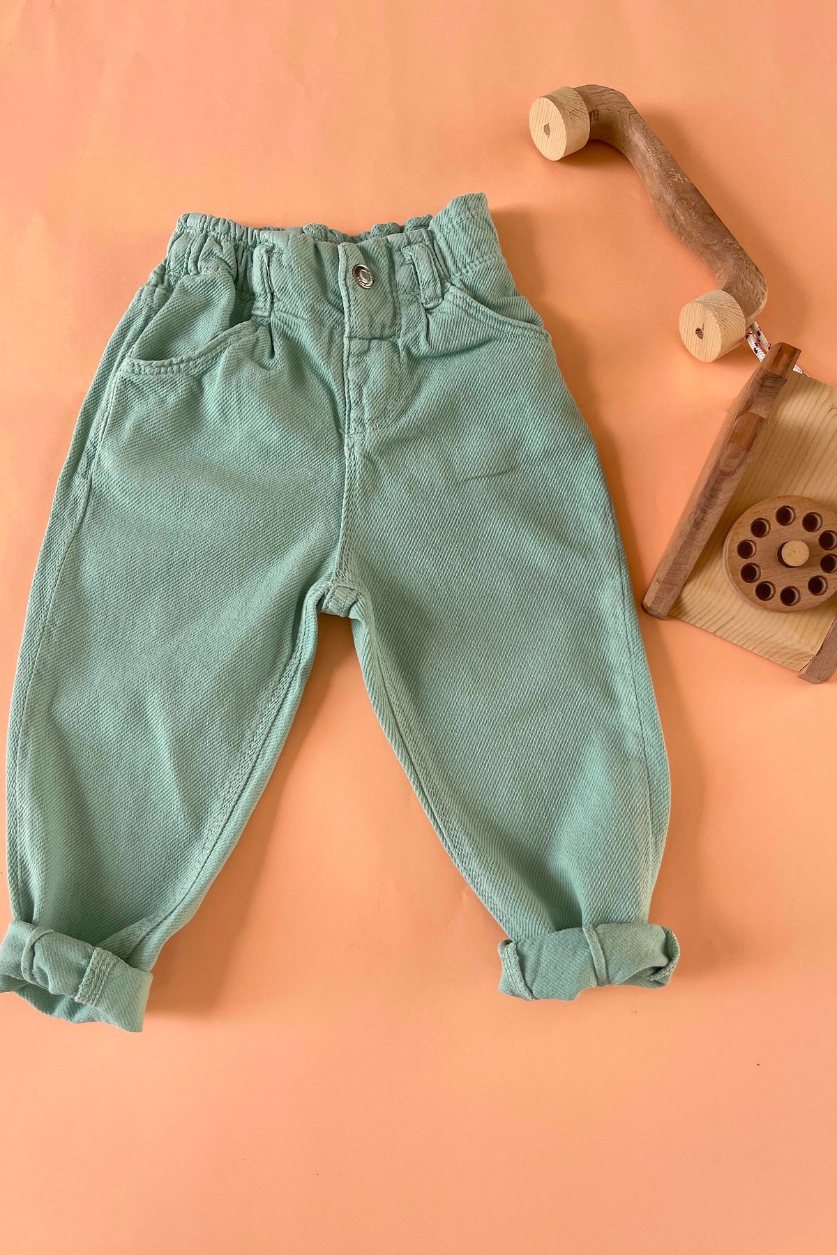 Yeşil Kot Pantolon