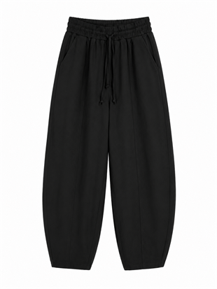 12059 Beli Lastikli Tensel Pantolon