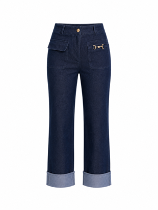 12097 Gold Aksesuar Detaylı PAntolon