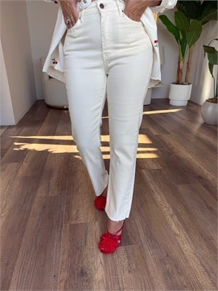 12121 Dikişsiz Paça Mom Fit Pantolon