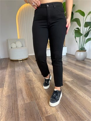 12121 Dikişsiz Paça Mom Fit Pantolon