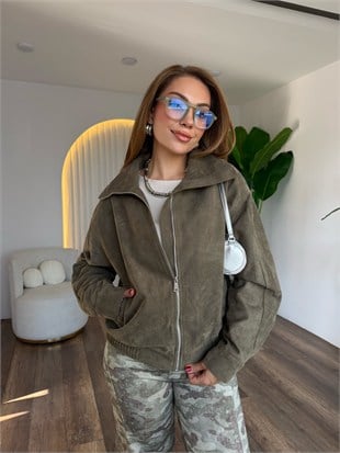 12187 Süet Marka Model Ceket