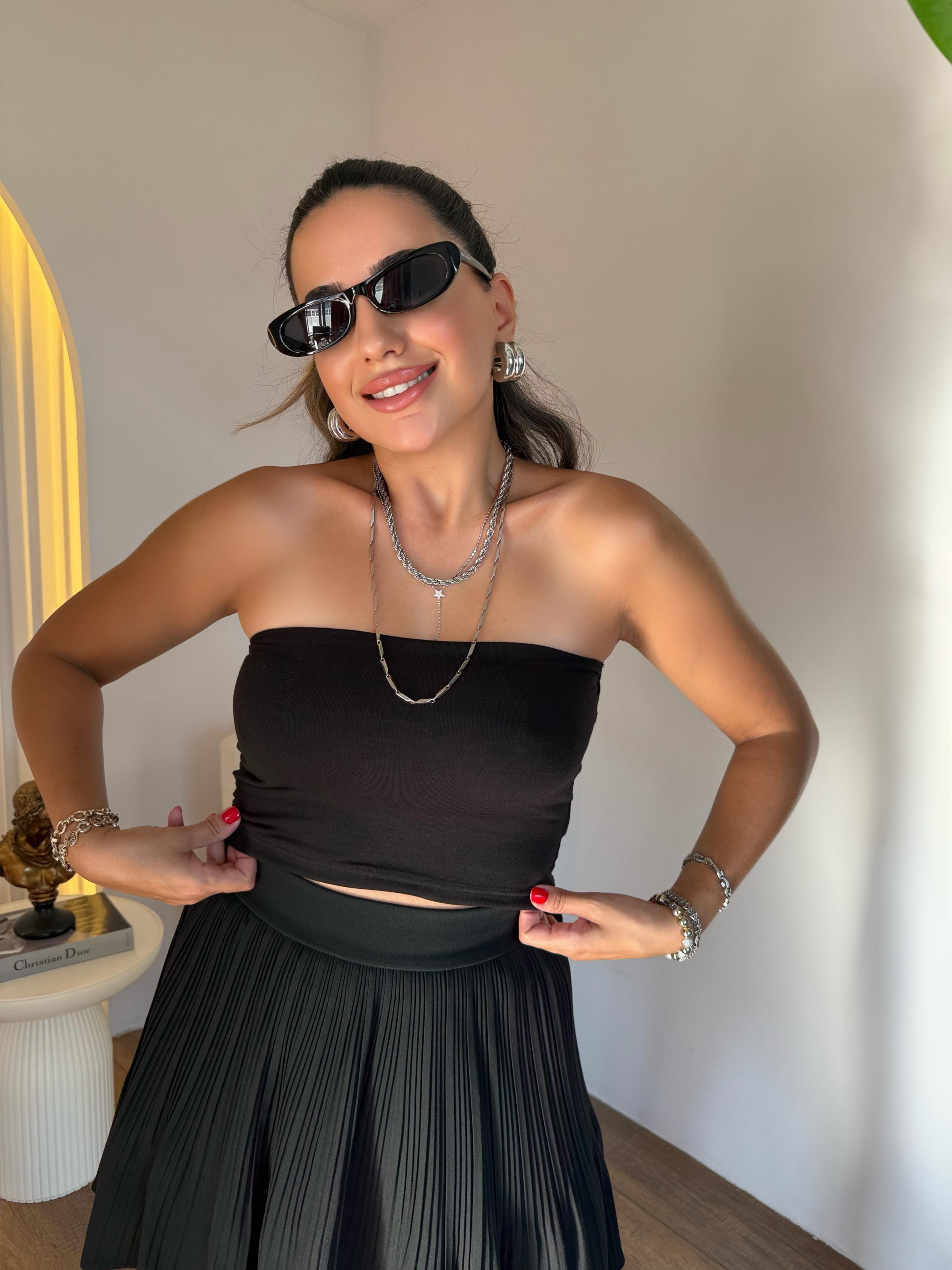 10528 Balenli Straplez Bluz