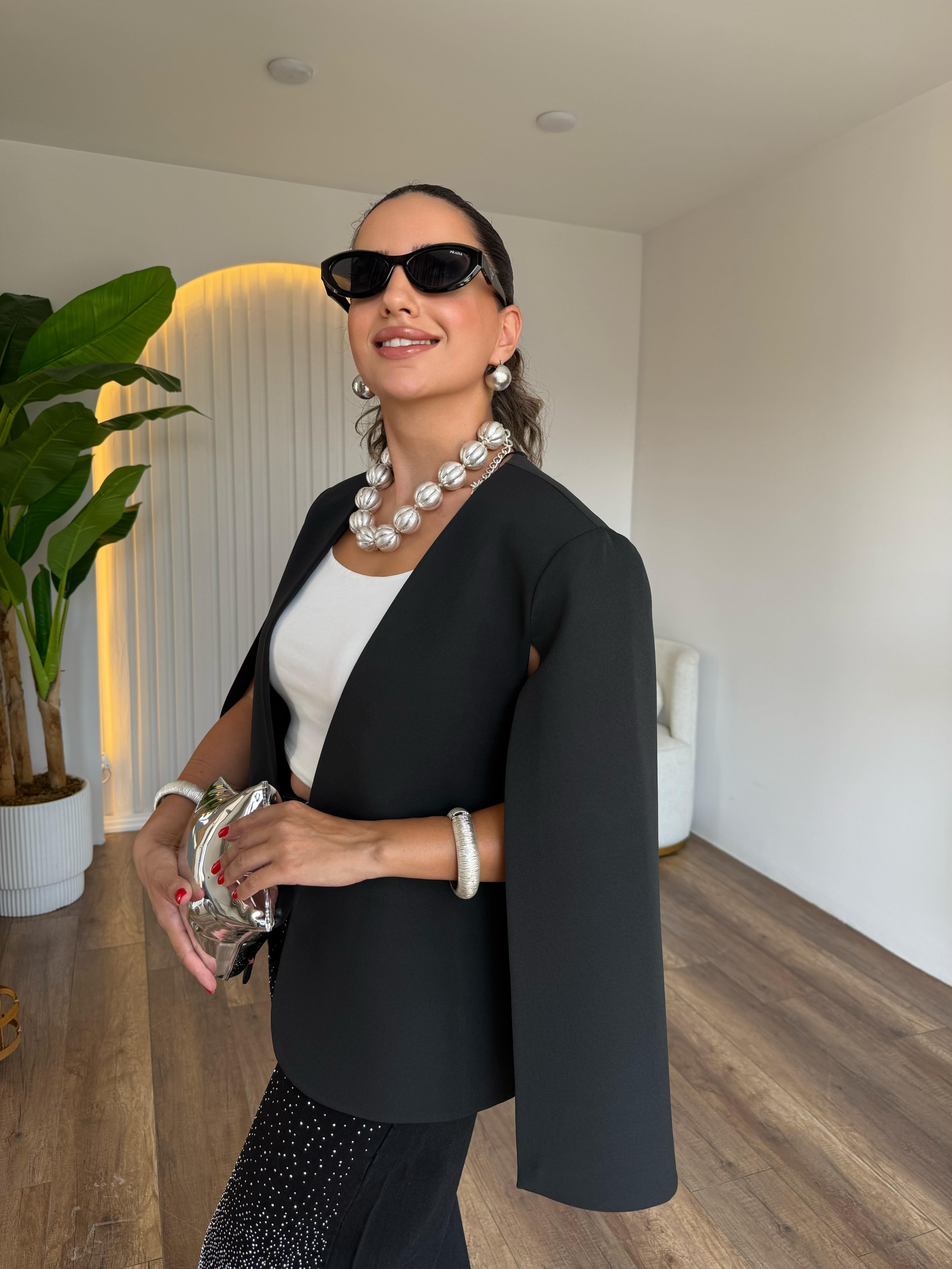 10619 Tasarım Pelerin Ceket