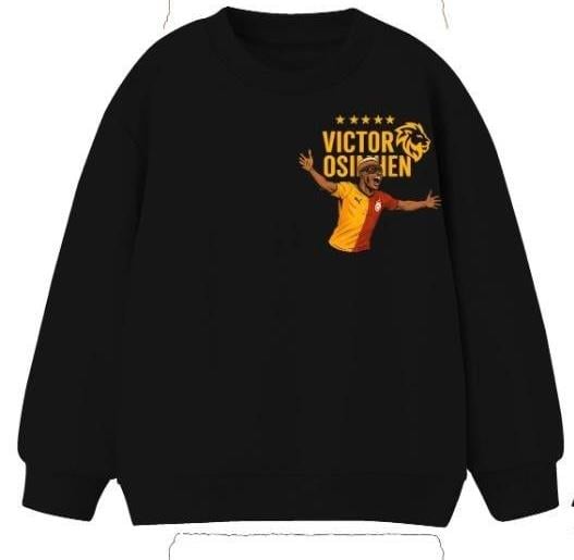 10658 Kids Baskılı Sweatshirt 5-6/13-14 Yaş