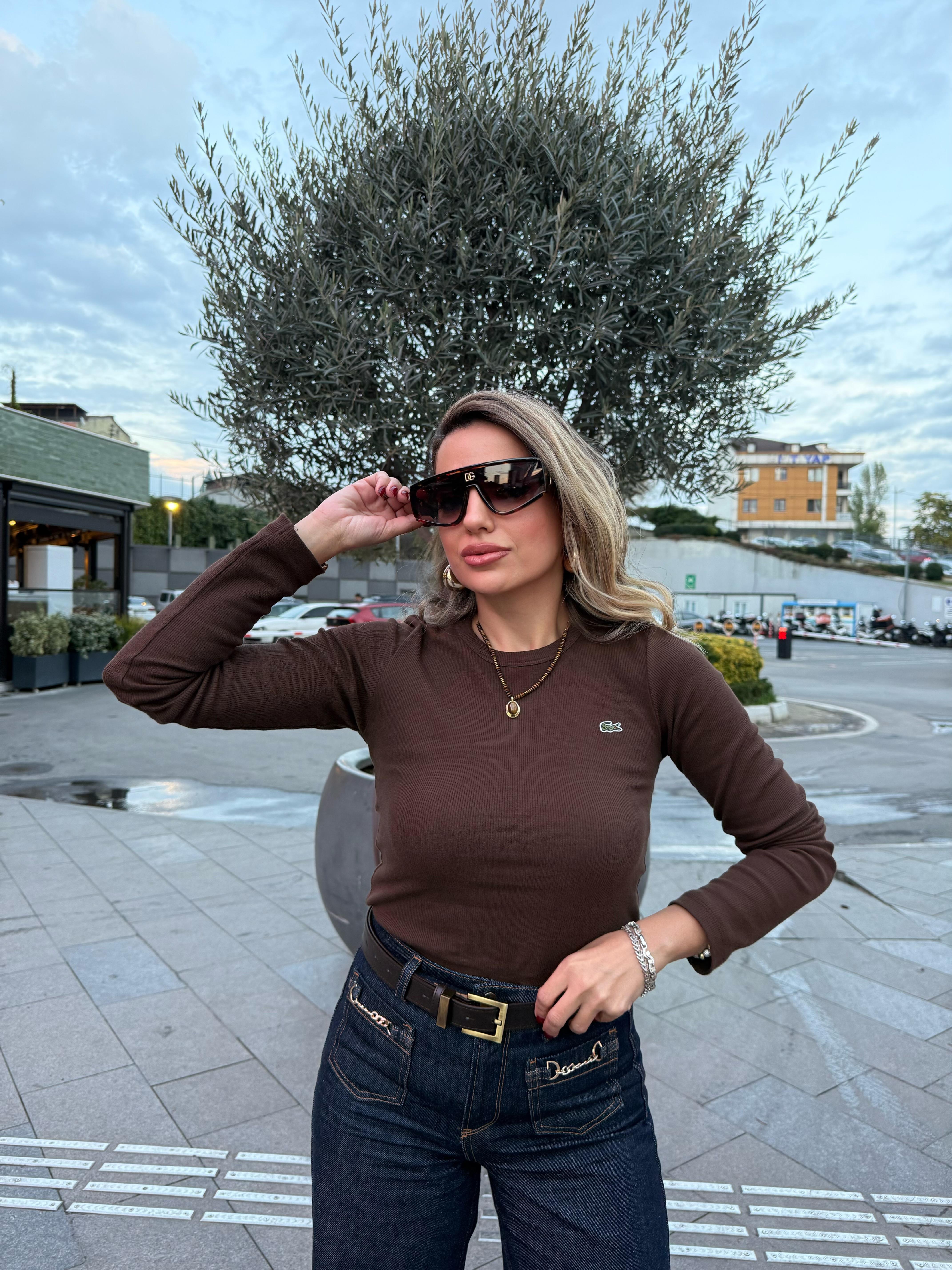 10688 Orj Marka Yuvarlak Yaka Bluz