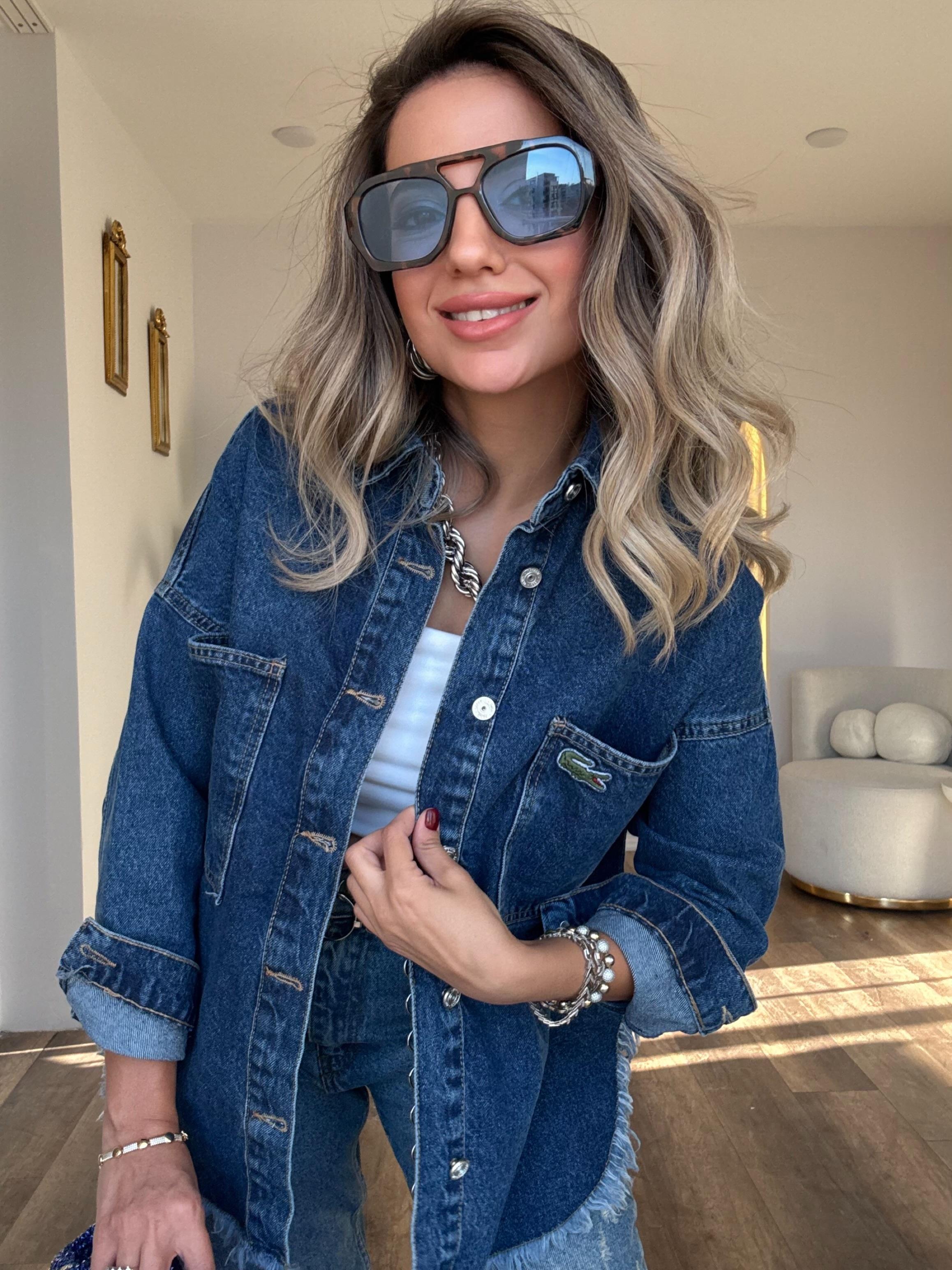 10787 Orj Marka Kot Ceket Gömlek