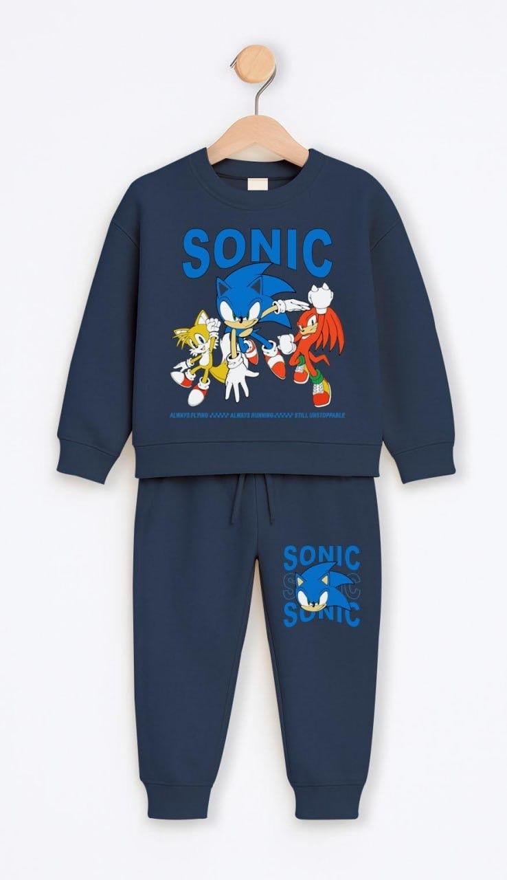 10882 Kids Sonic Baskılı Takım 2-3/8 Yaş
