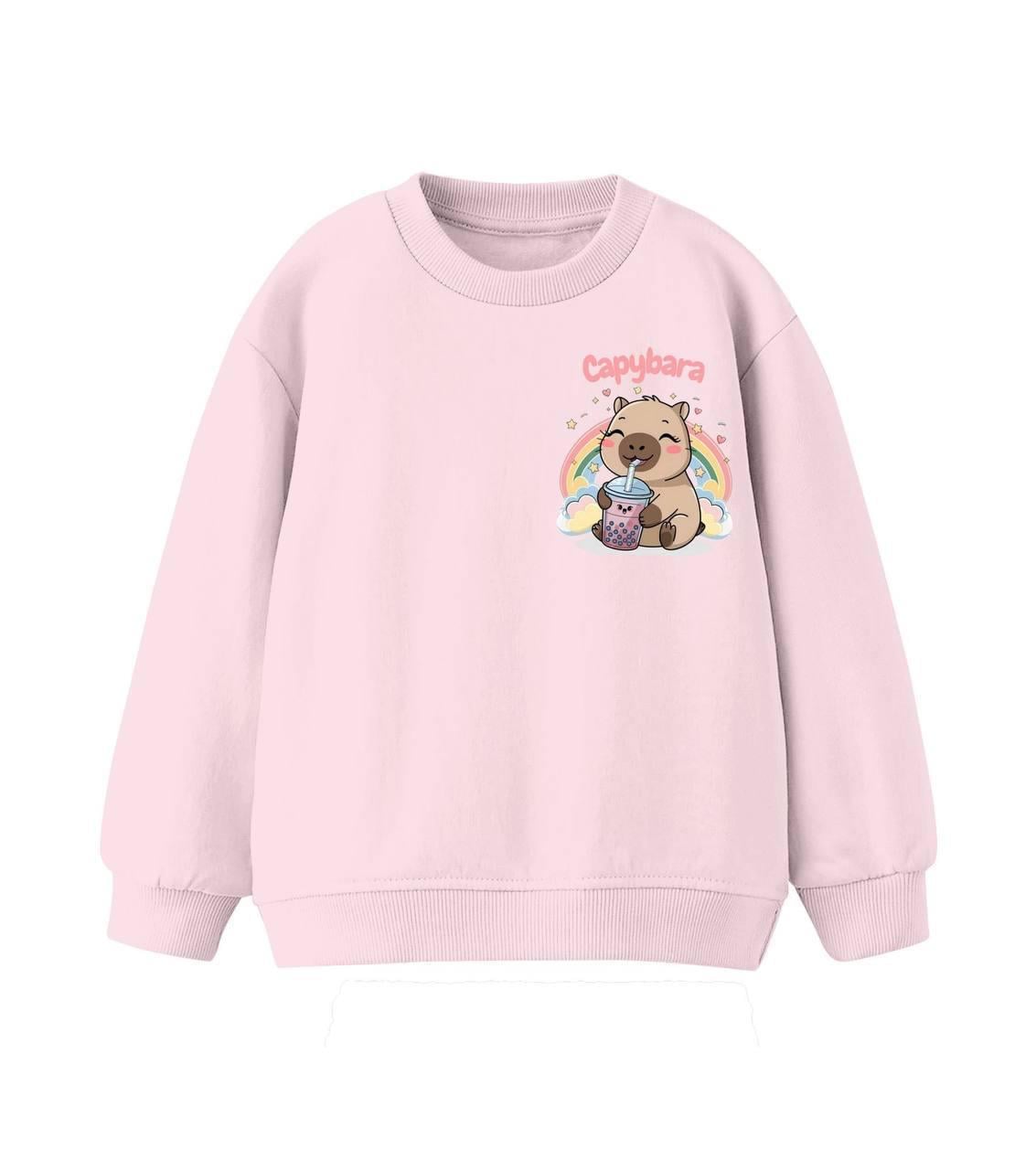 10922 Kids Capyb. Sweatshirt 5-6/13-14 Yaş