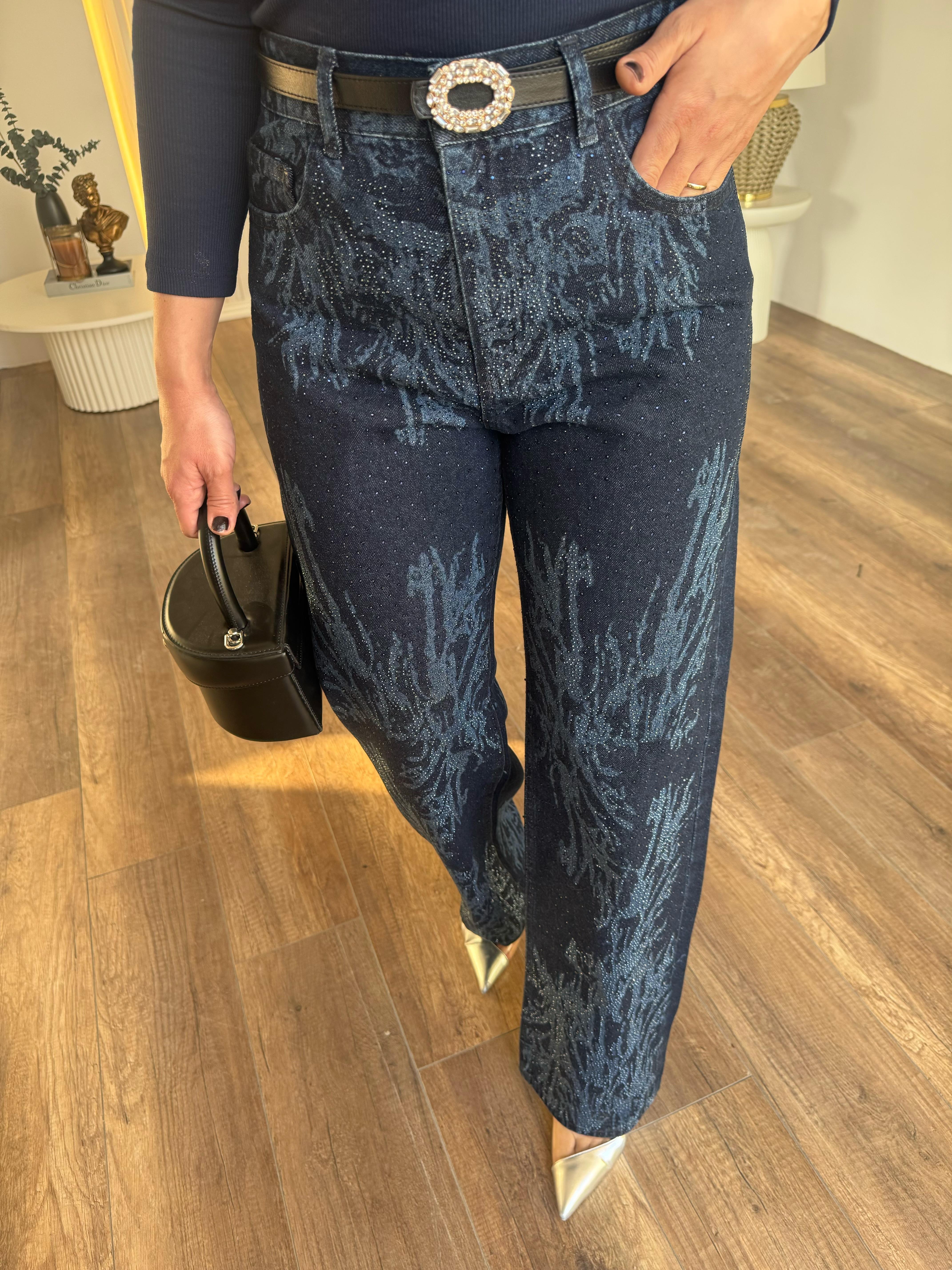 11080 Taşlı Premium Jean