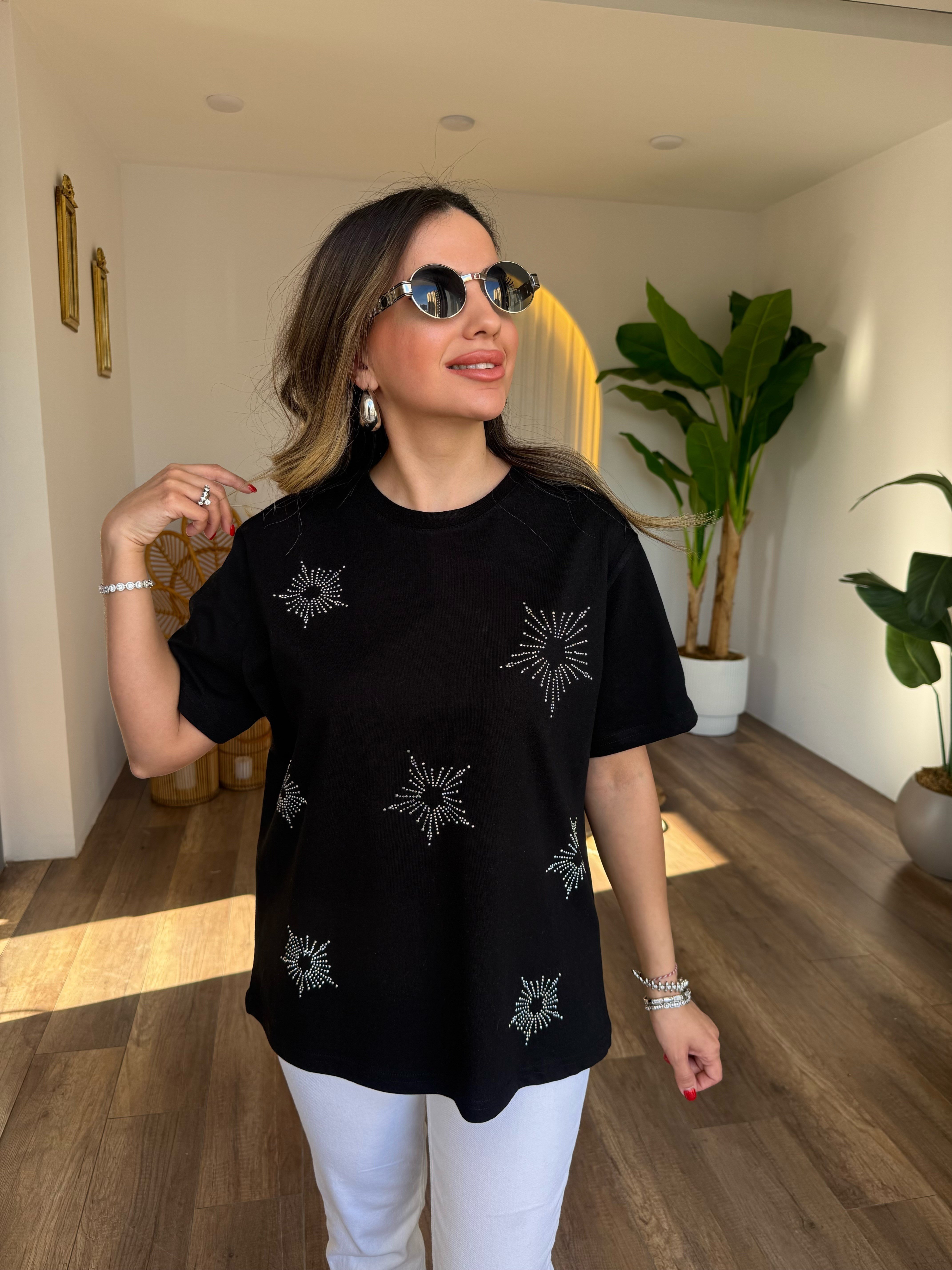 11292 Yıldız Taşlı Orj Tshirt