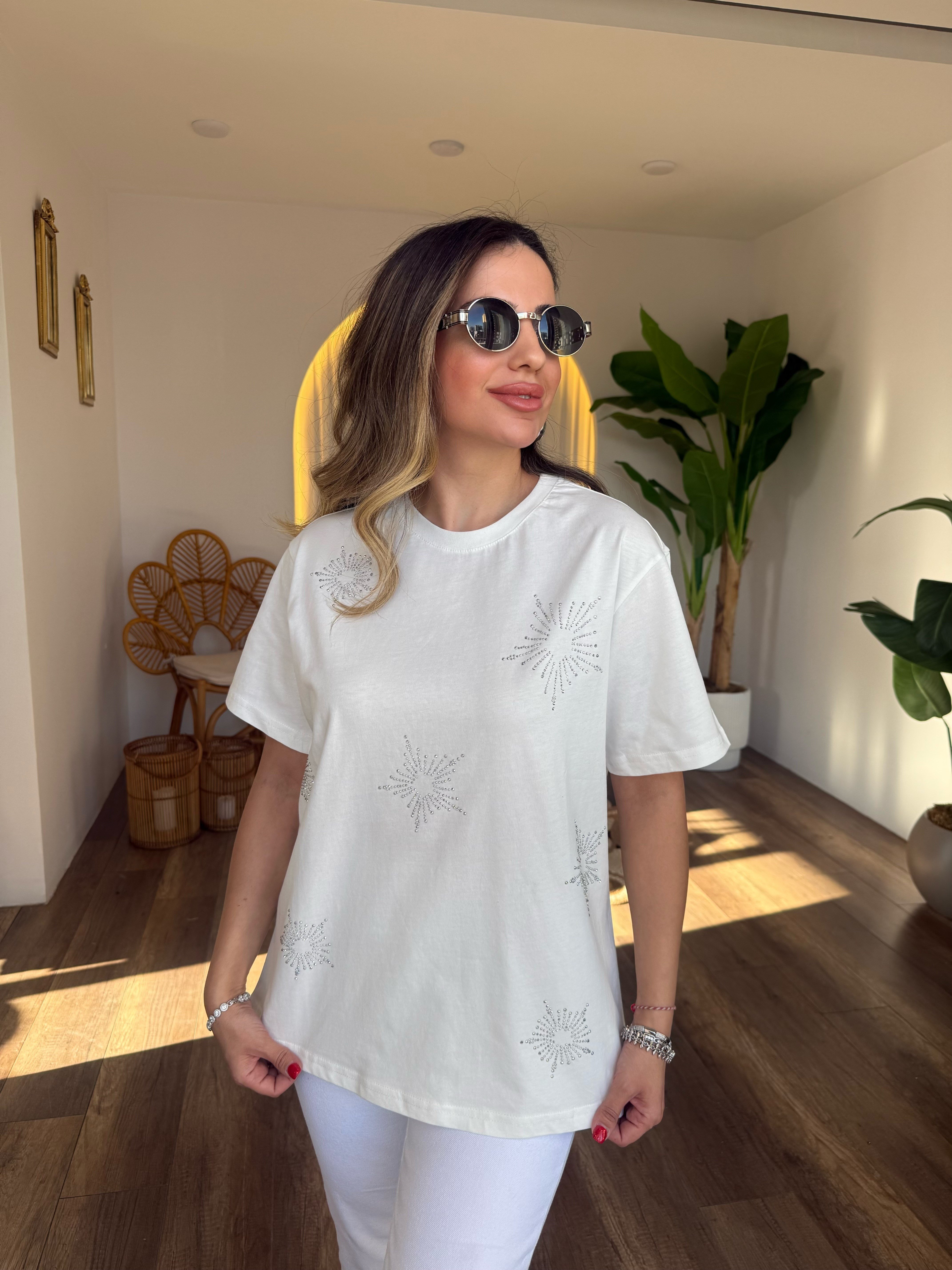 11292 Yıldız Taşlı Orj Tshirt