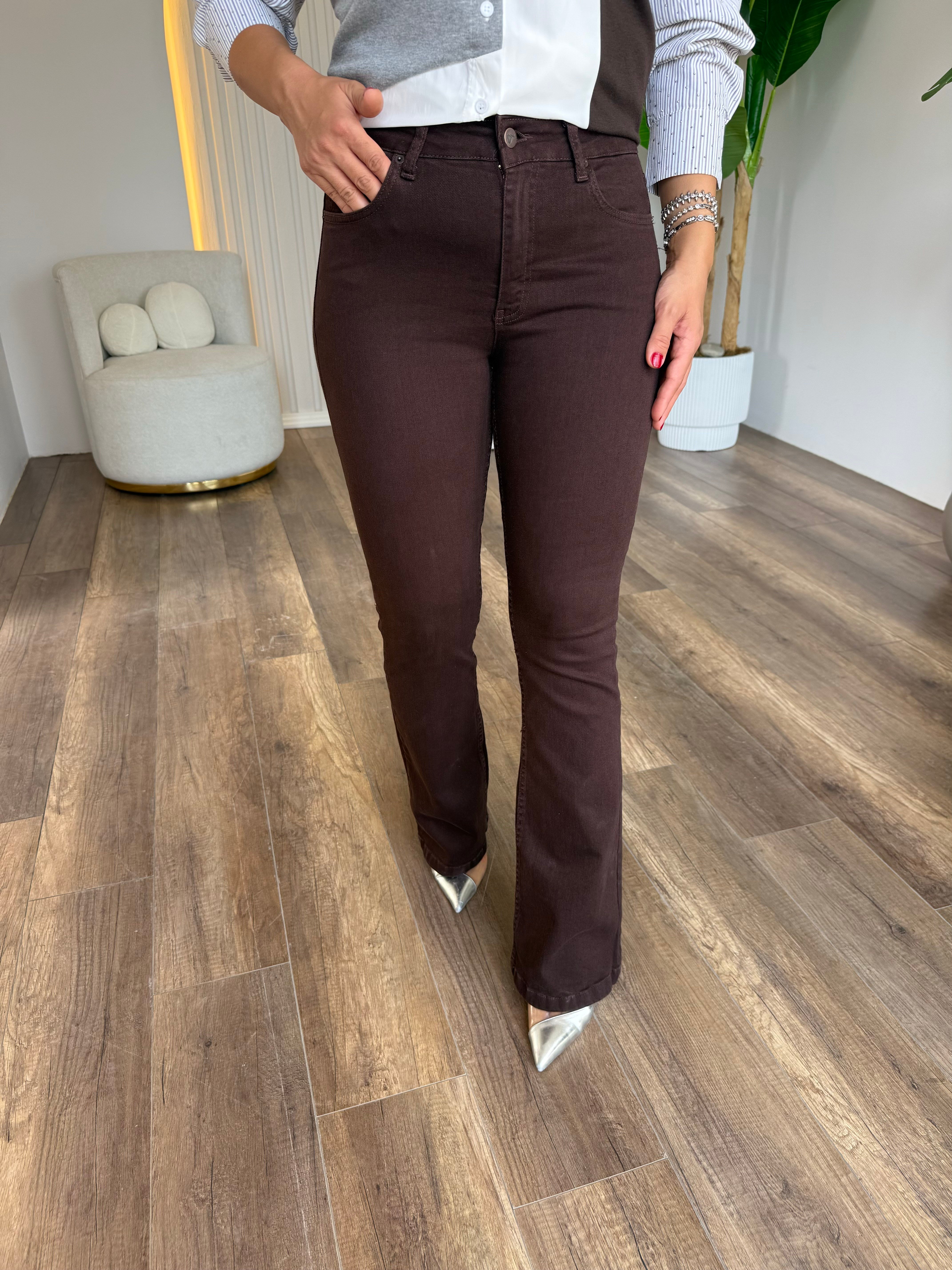 12226 İspanyol Skinny Kot Pantolon