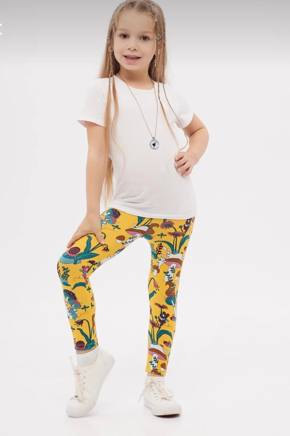 8662 Kids Desenli Tayt 1-12 yaş