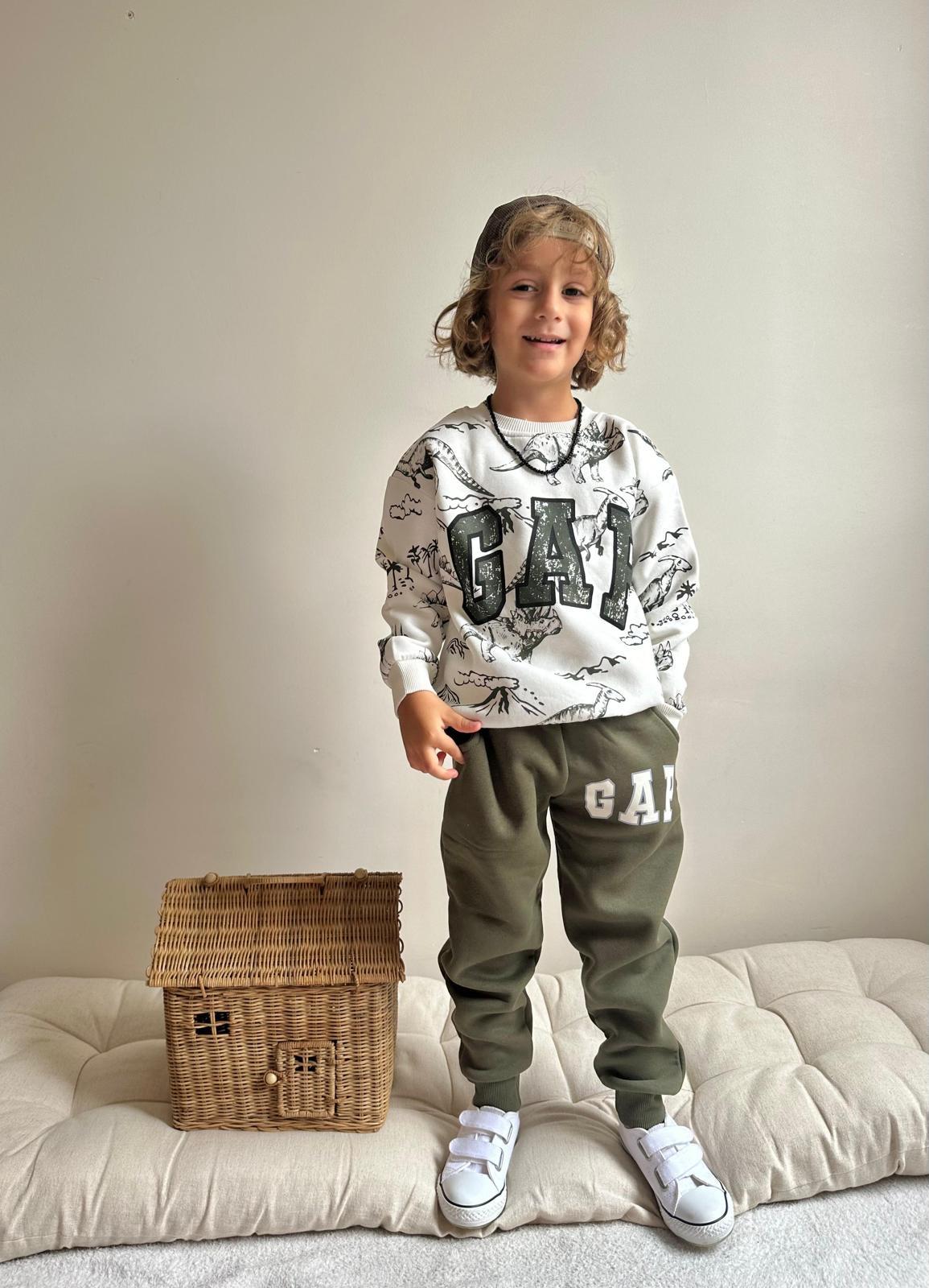 8778 Kids Gap Dinazor Eşofman Takım 3-4/9-10 Yaş