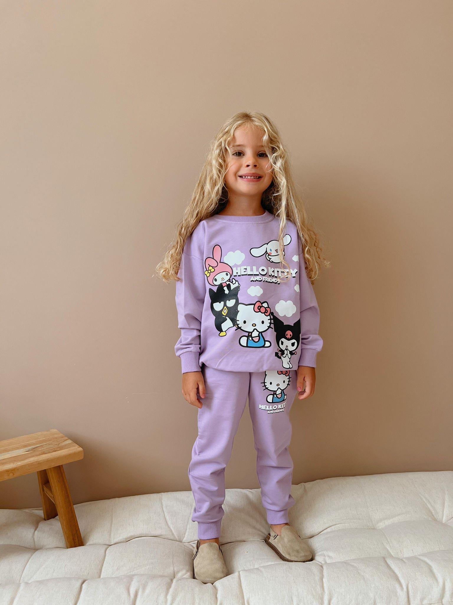 8799 Kids Hello Ki. Baskılı Takım 3-4/9-10 Yaş