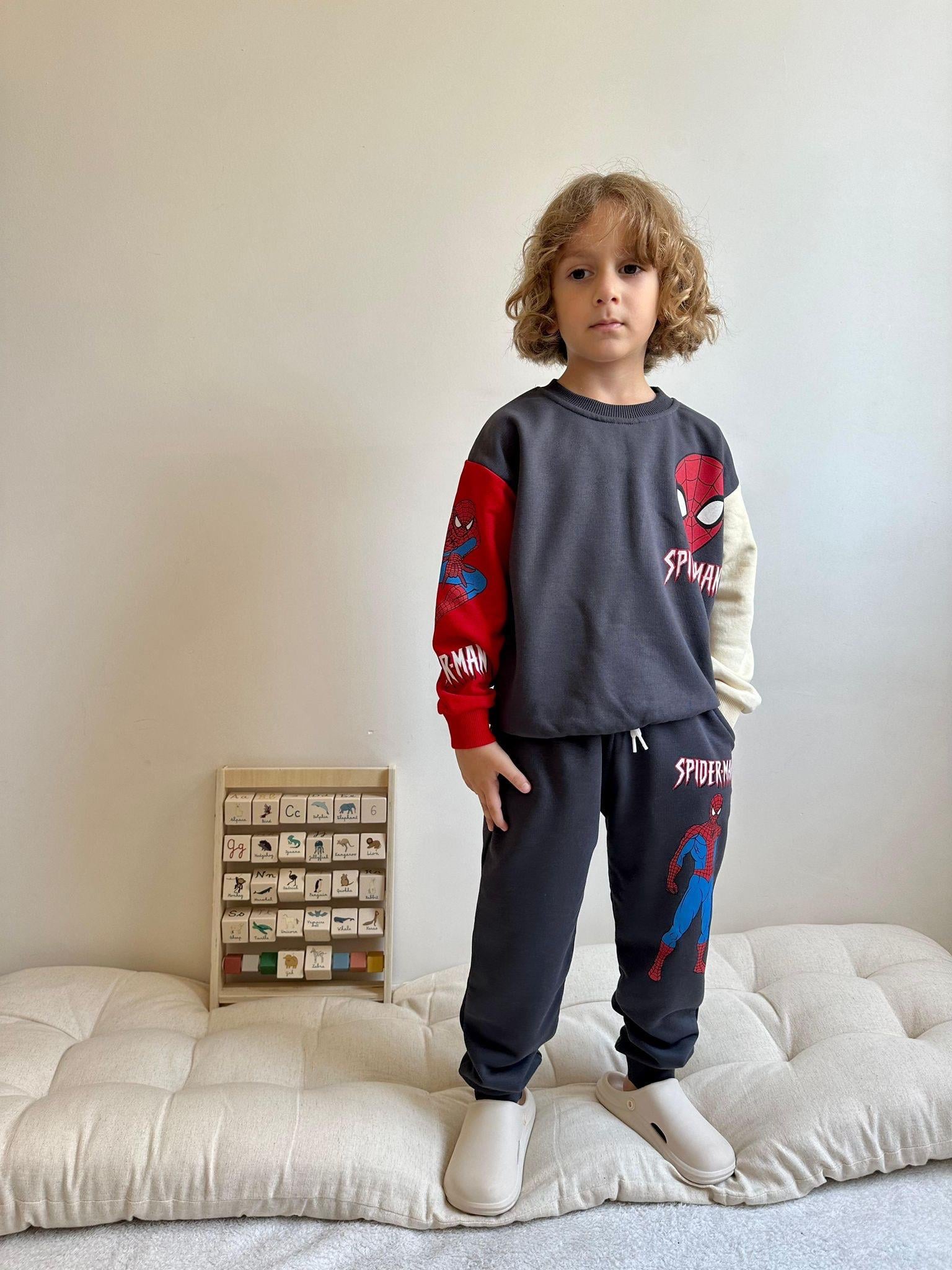 8802 Kids Spider-Man Baskılı Takı  3-4/9-10 Yaş