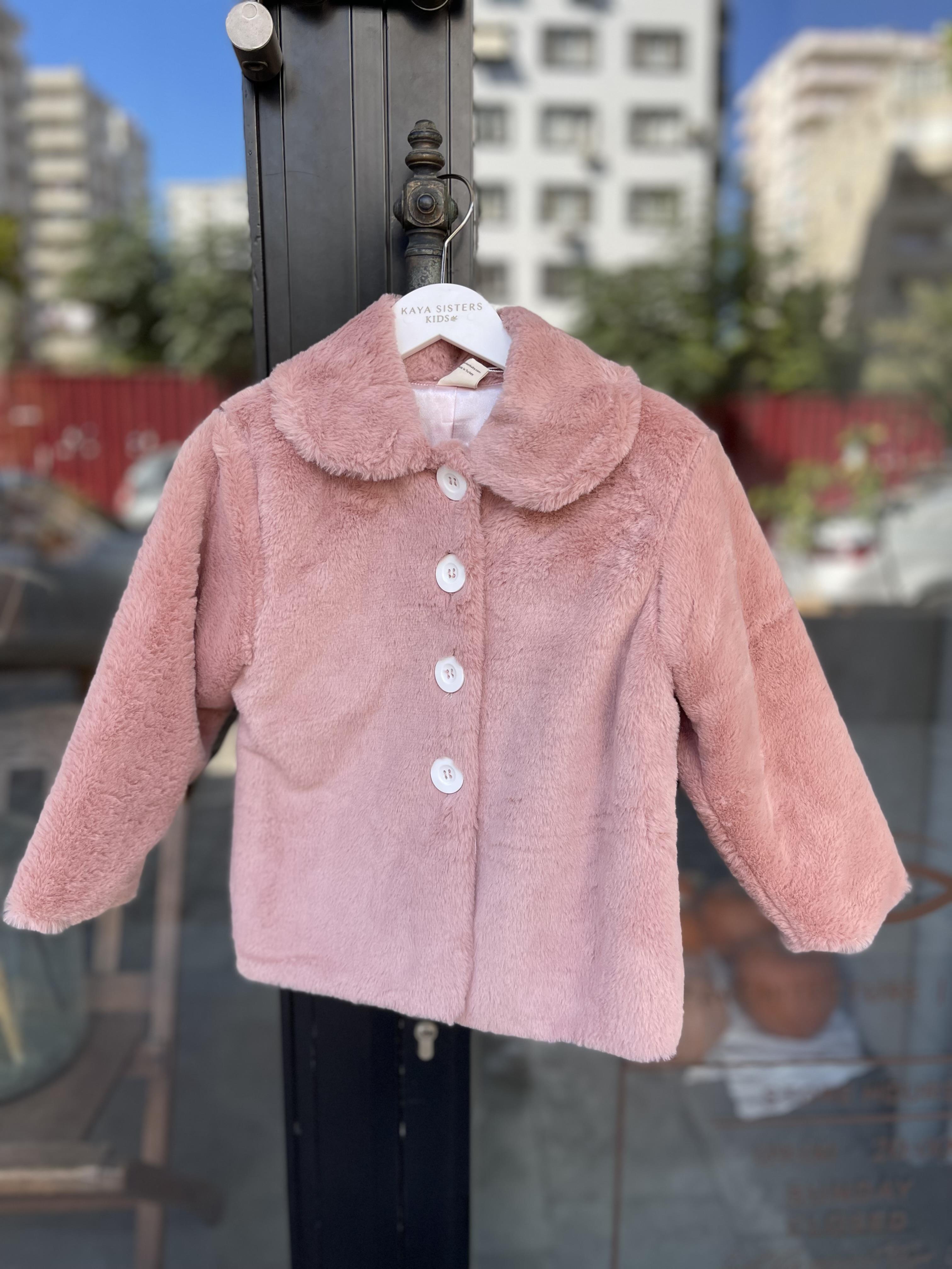 8804 Kids Peluş Mont 1-2/5-6 Yaş