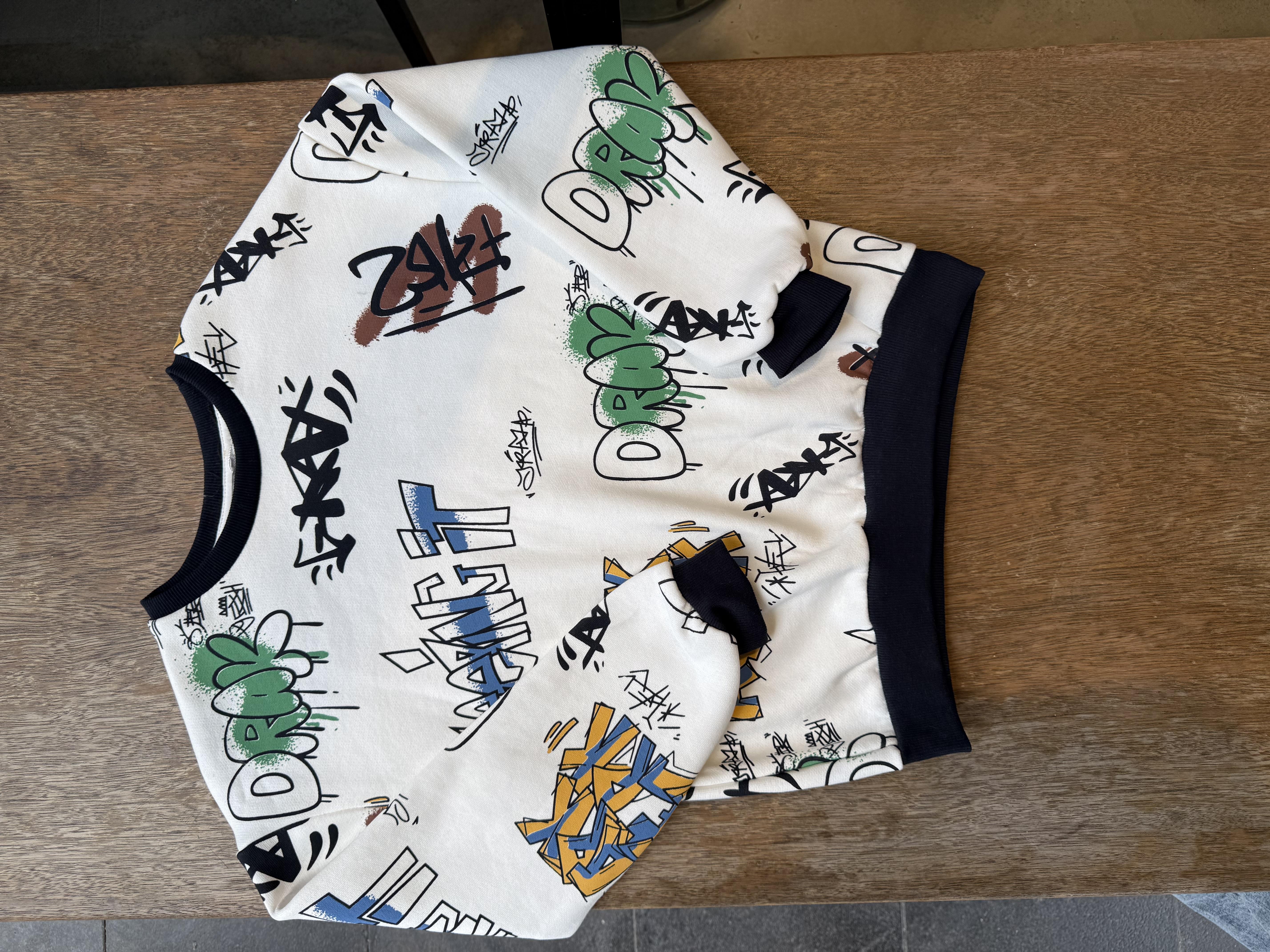 8900 Kids Drak Baskılı Sweatshirt 8-12 Yaş