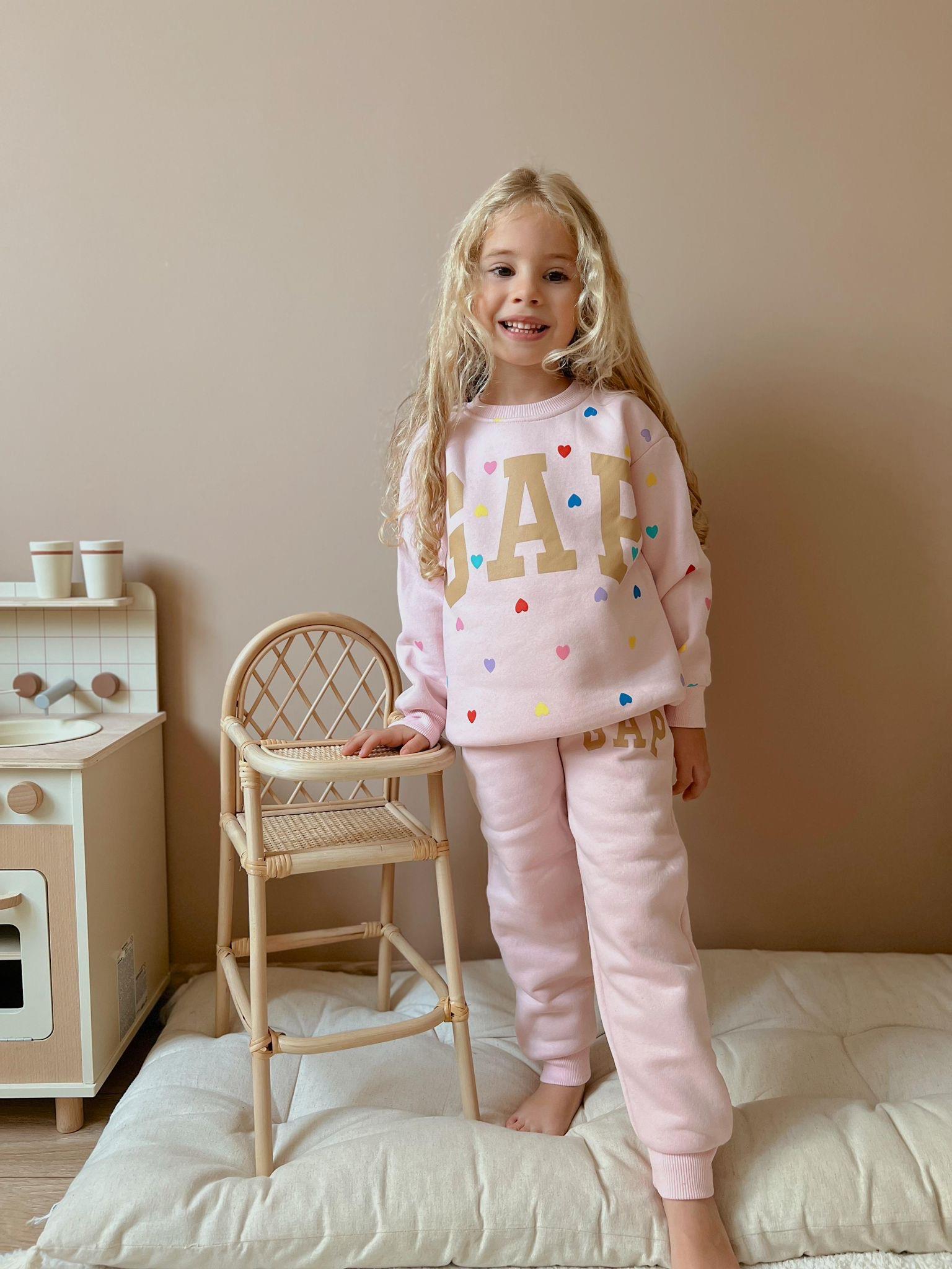 8901 Kids Gap Kalpli Kız Takım 3-4/9-10 Yaş