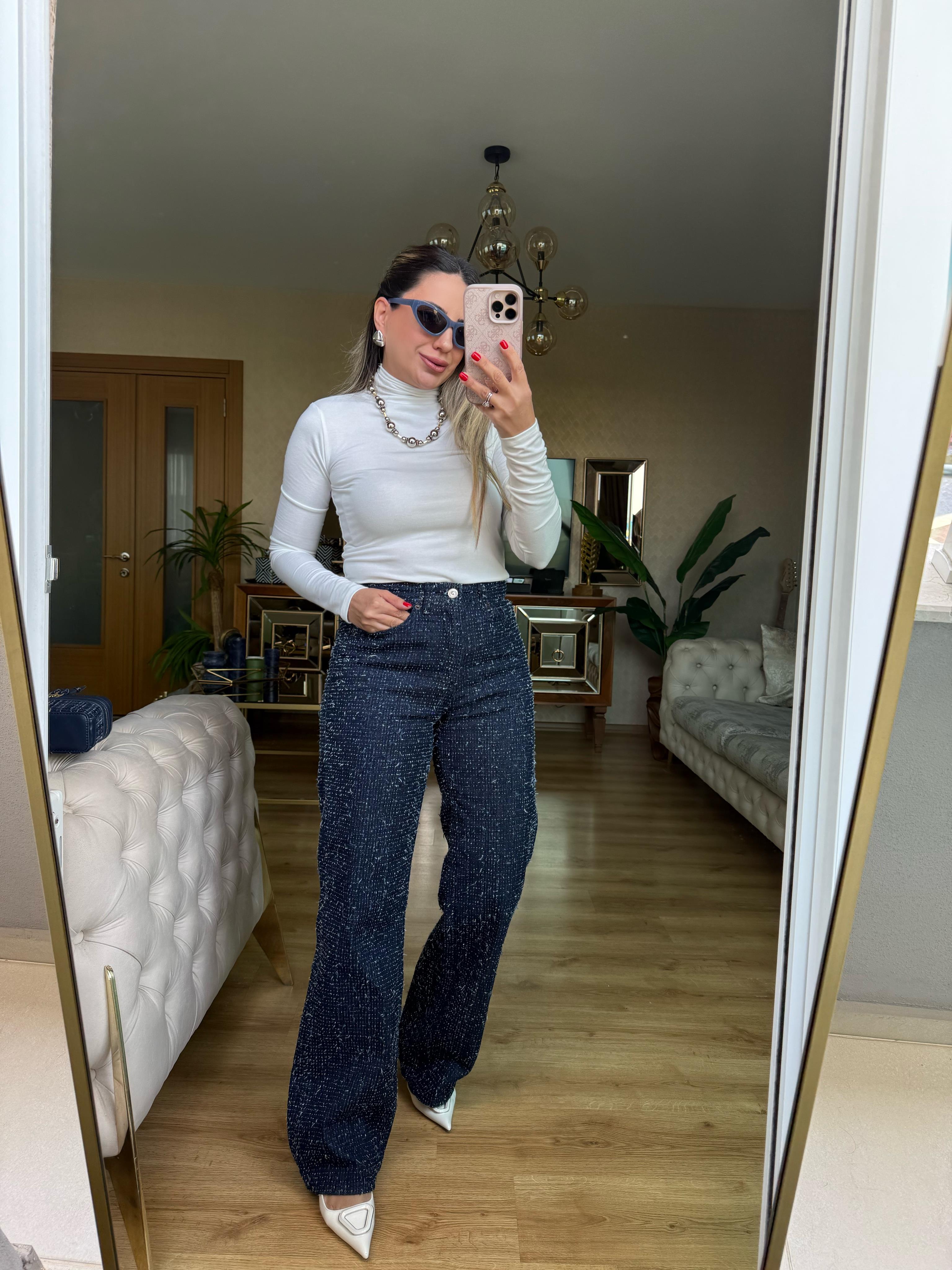 9196 Straight Tırnaklı Jean