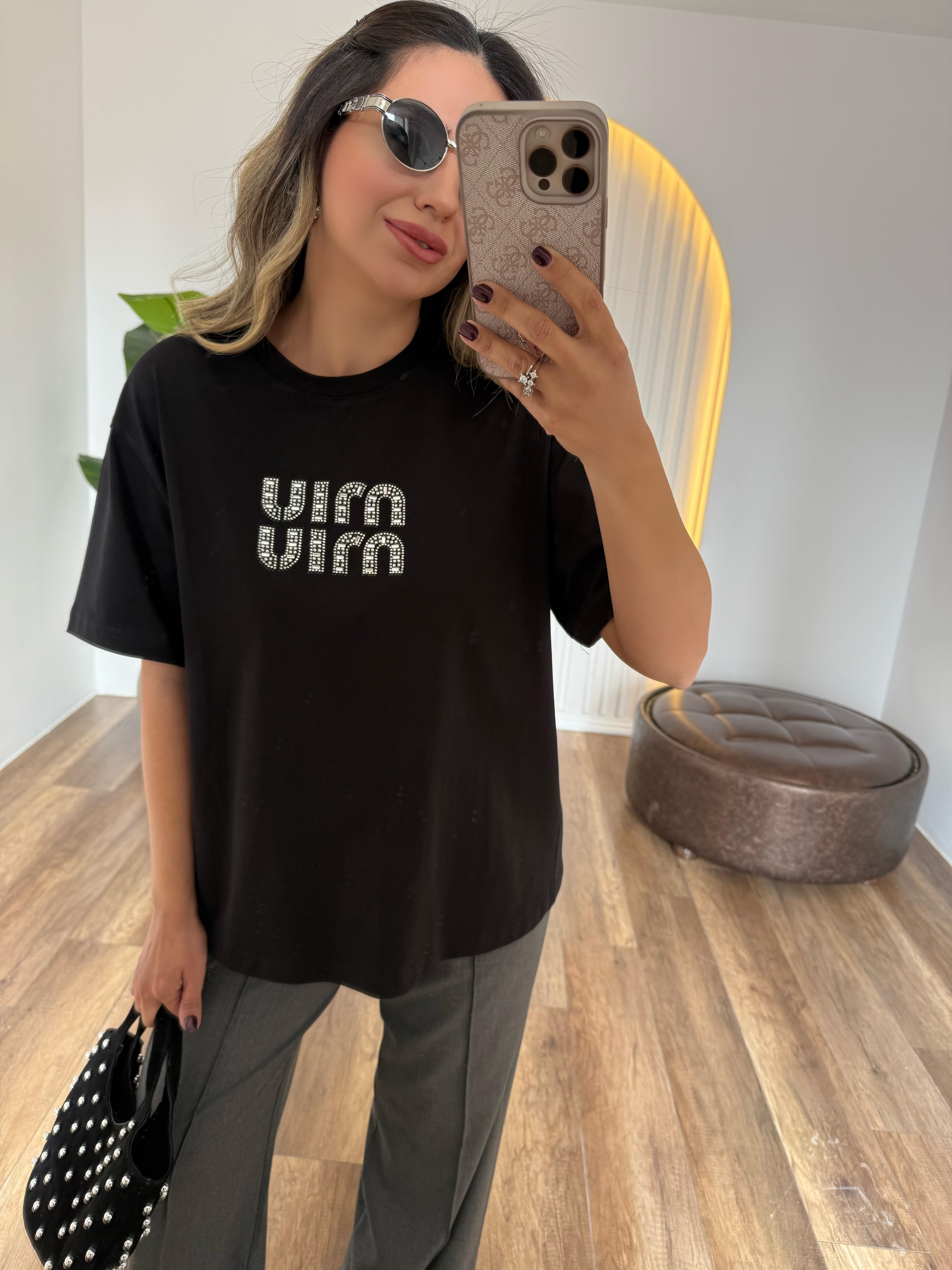 9305 Taşlı Orj Marka Mi. Tshirt