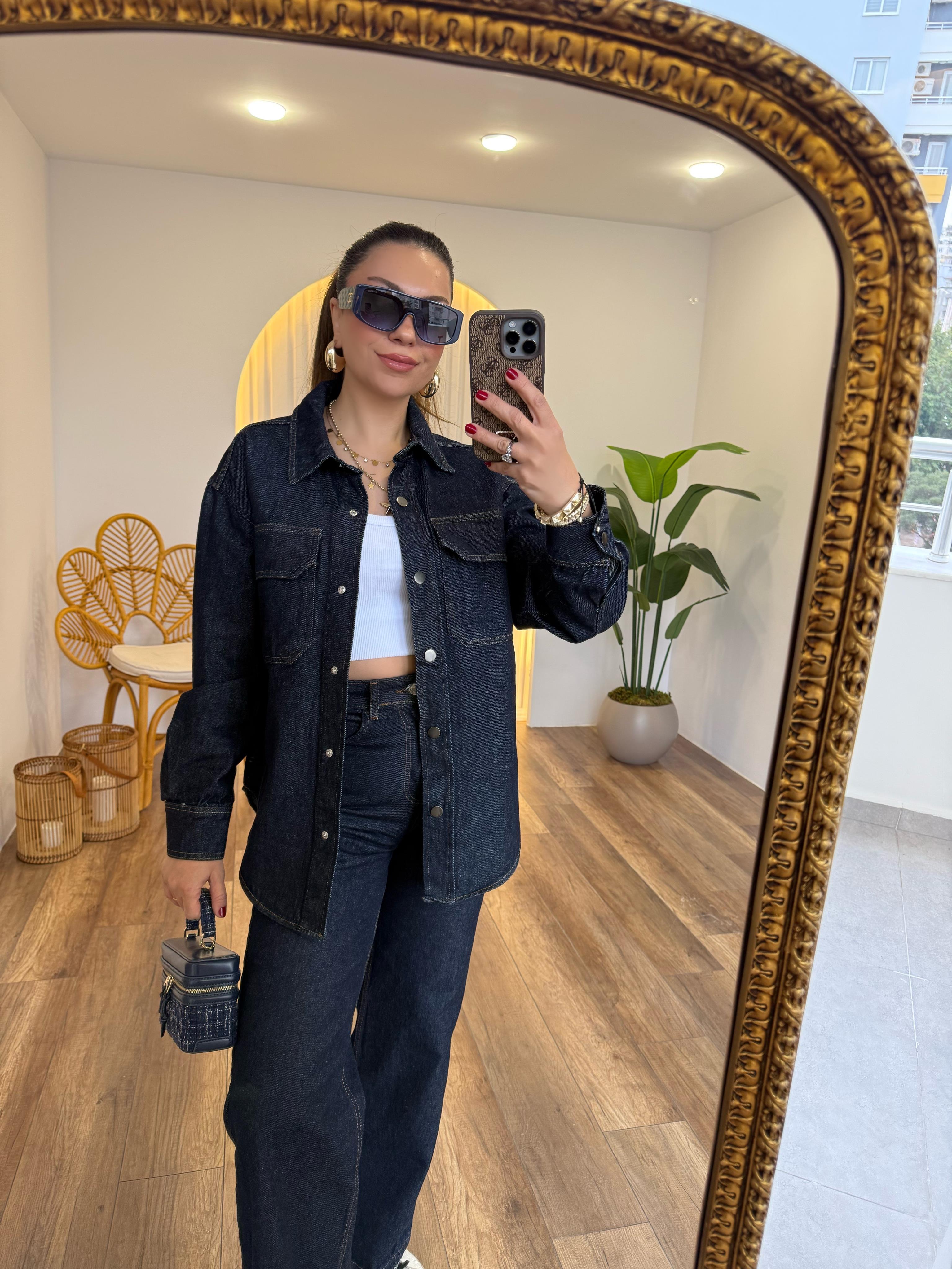 9315 Denim Gömlek Ceket