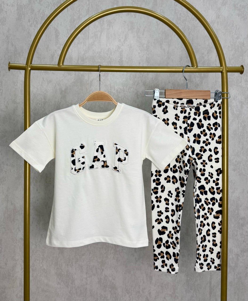 9504 Kids Leopar Gp Baskılı Kız Takım 2-3/7-8 Yaş
