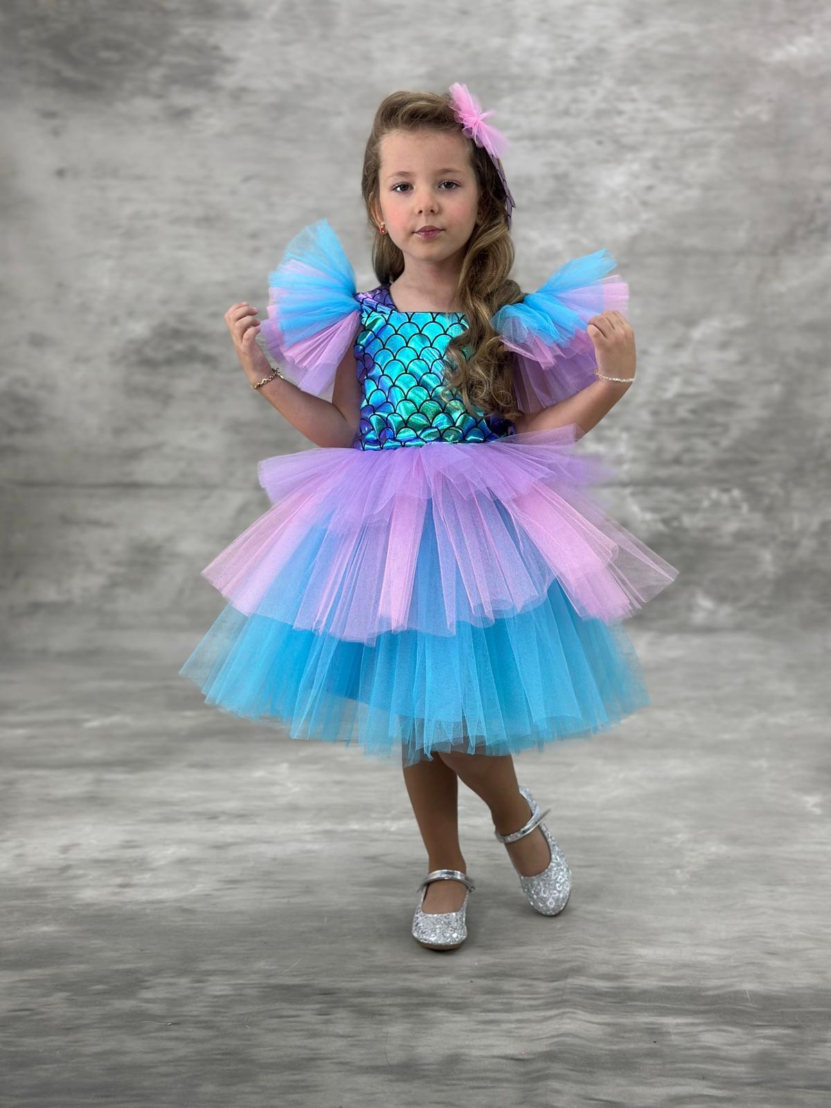 9547 Kids Denizkızı Kostüm 4-8 Yaş