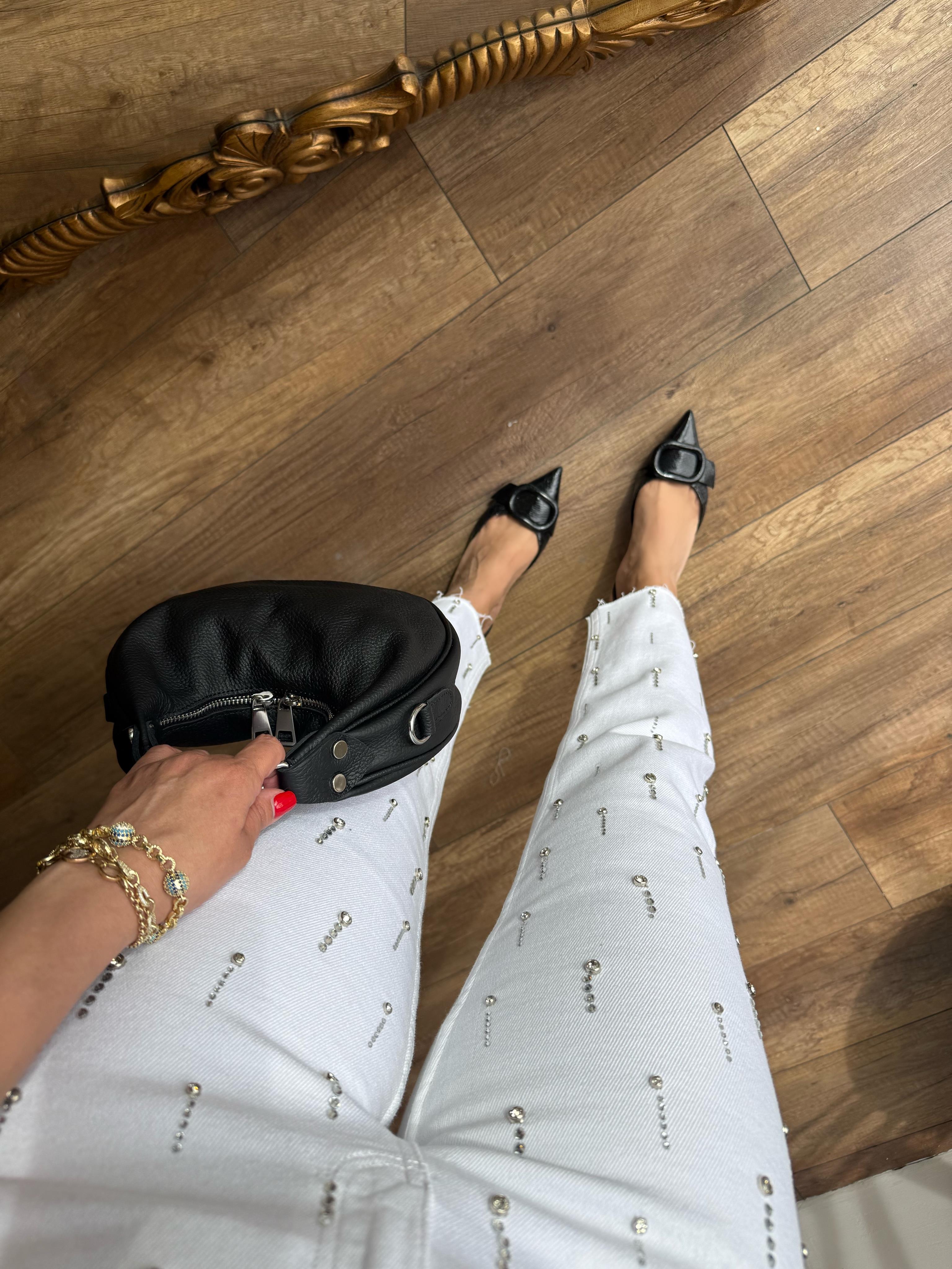 9582 Drop Taşlı Jean