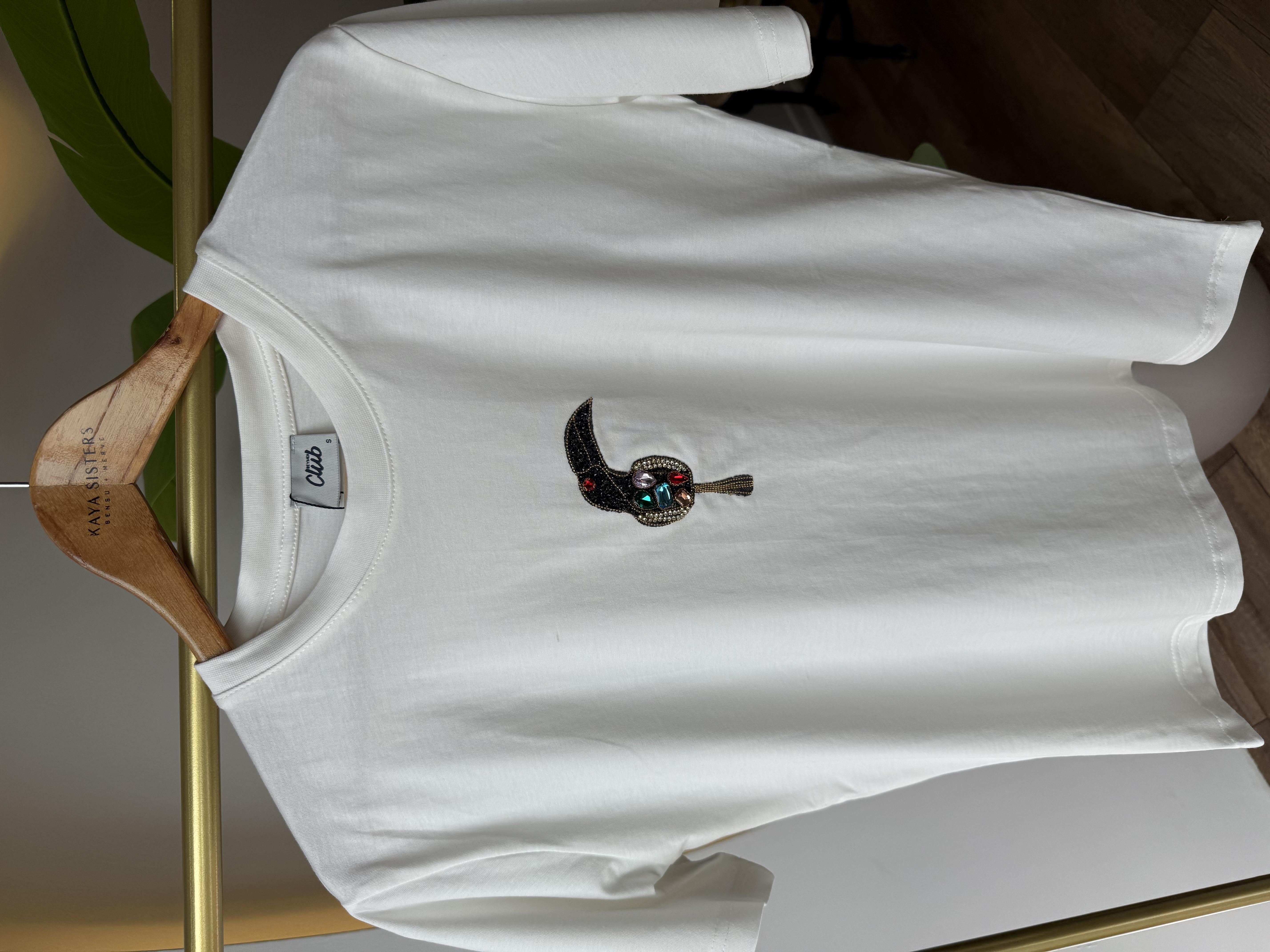 9660 Renkli P.Kuşlu Tshirt