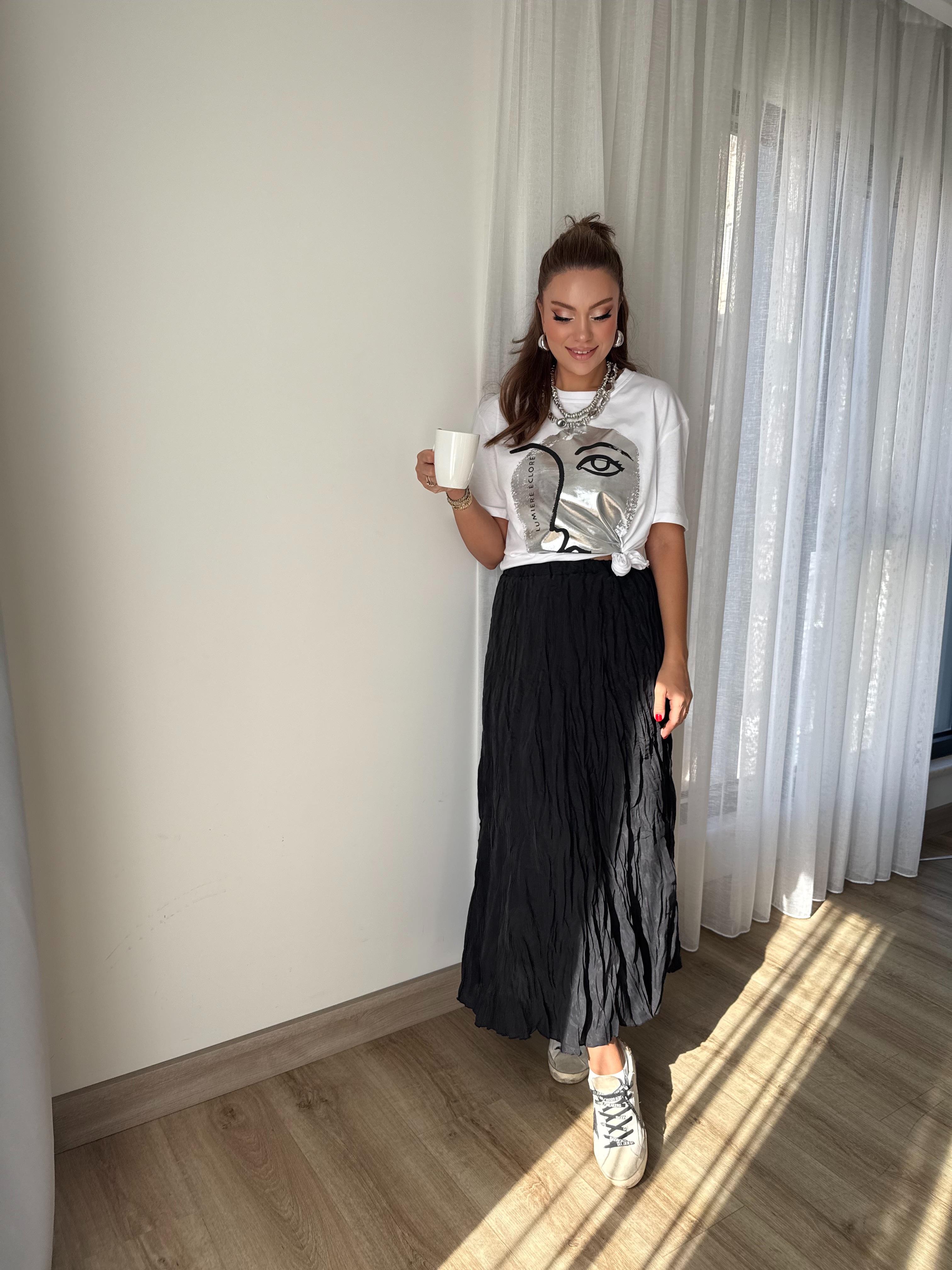 9923 Kırışık Etek