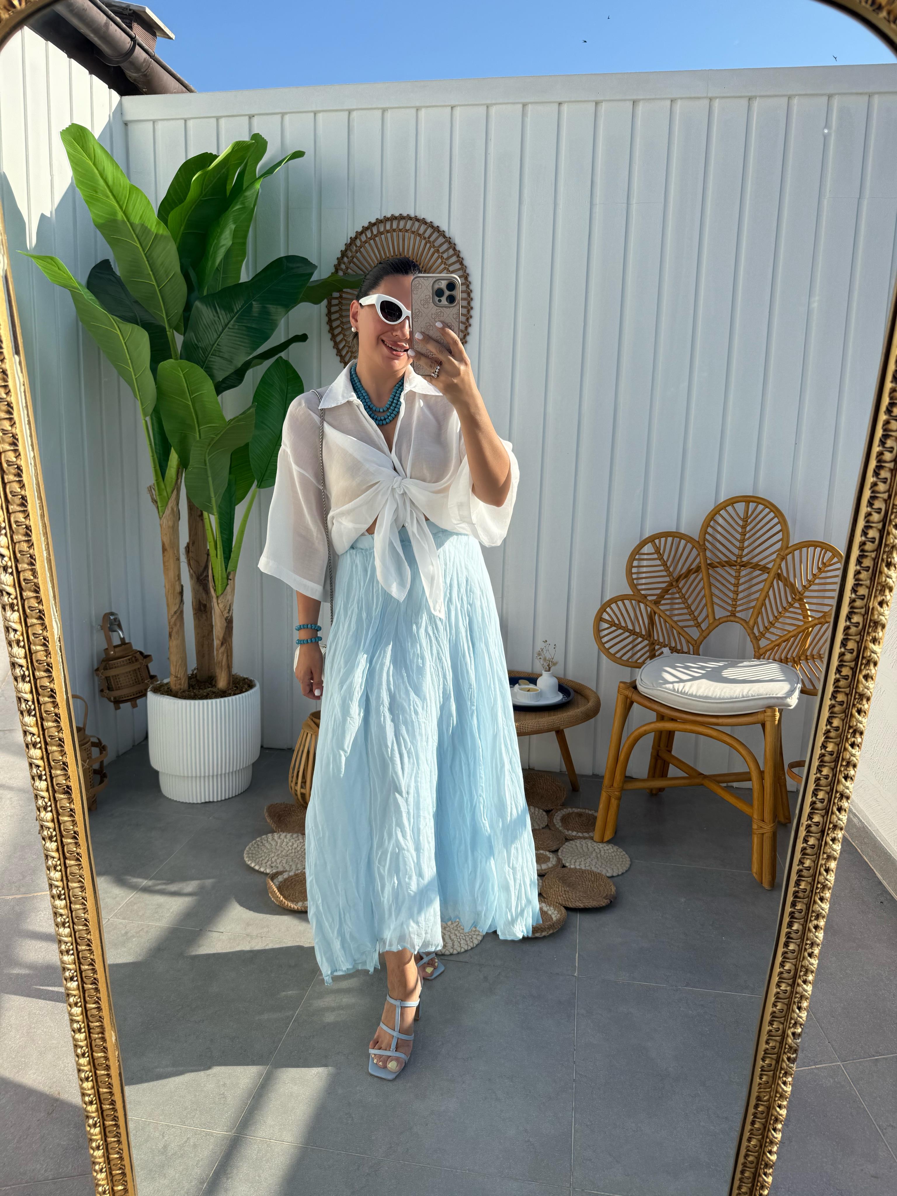 9923 Kırışık Etek