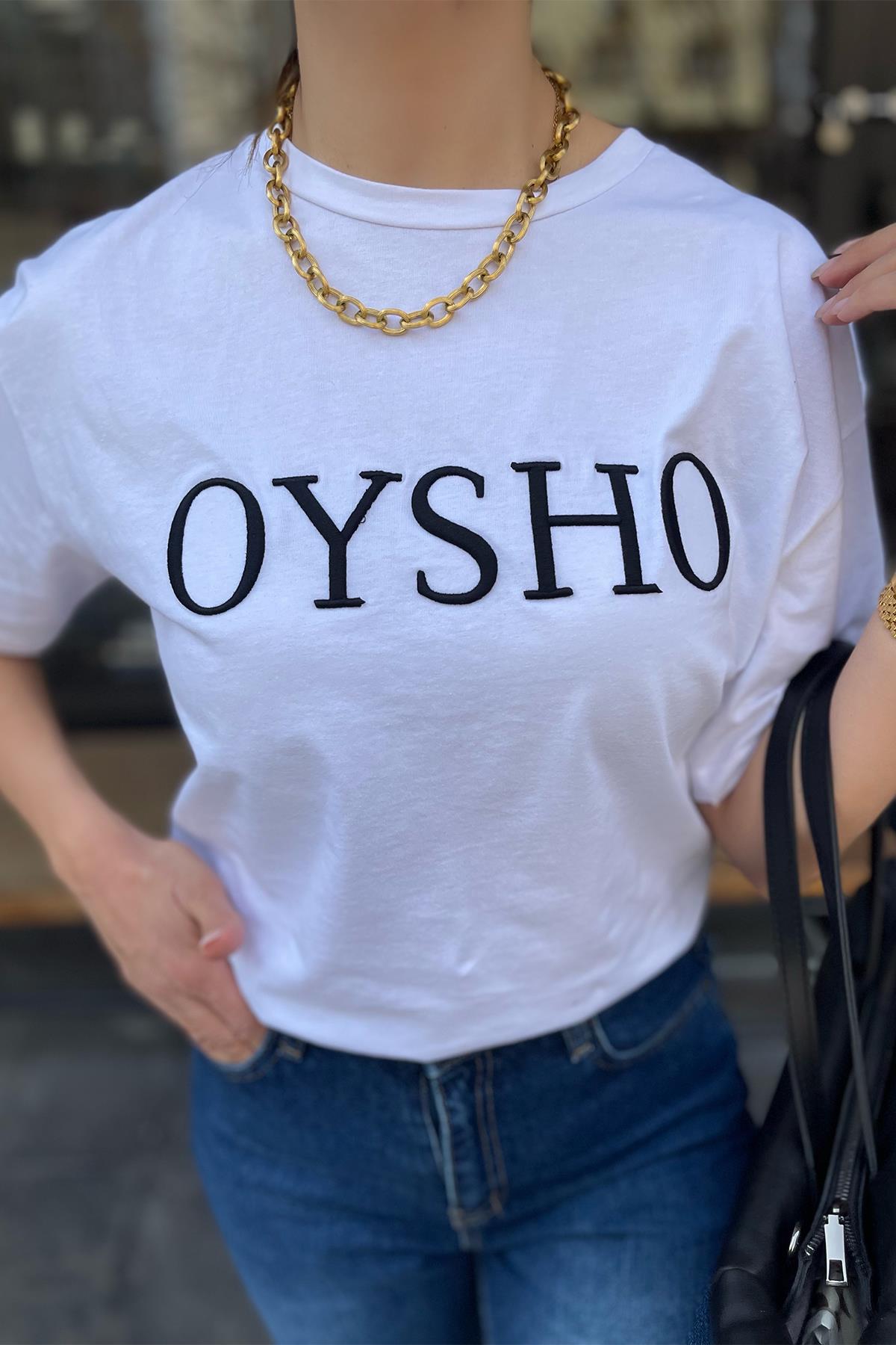 Beyaz Oysho Tshirt