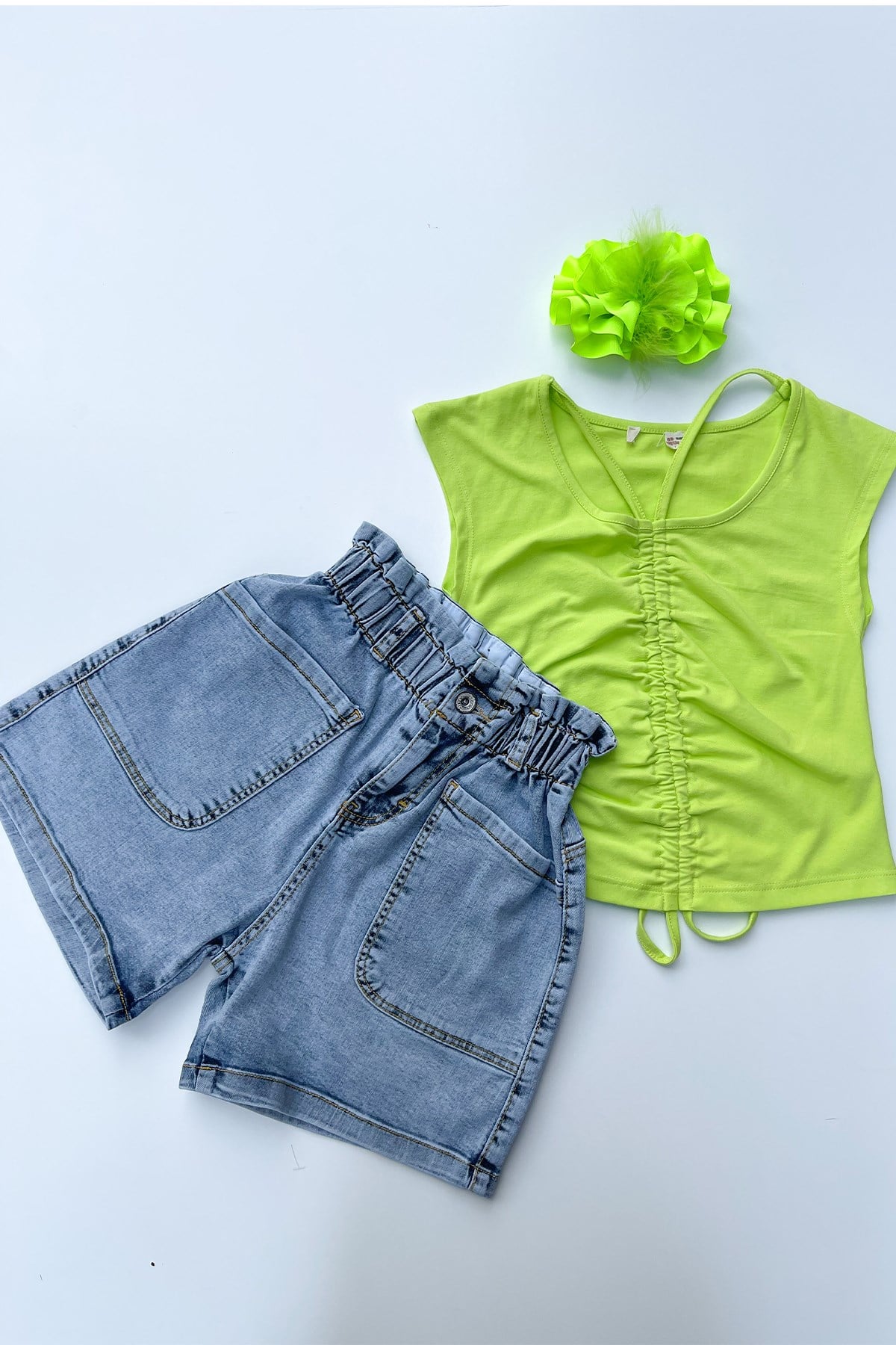 Garson Kız Kot Şort