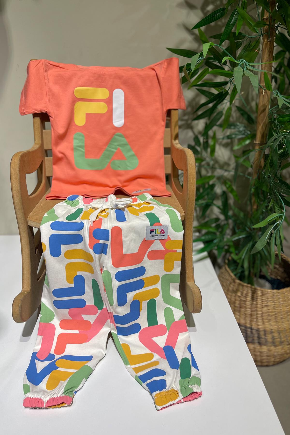 Kids Desenli Baskılı Takım
