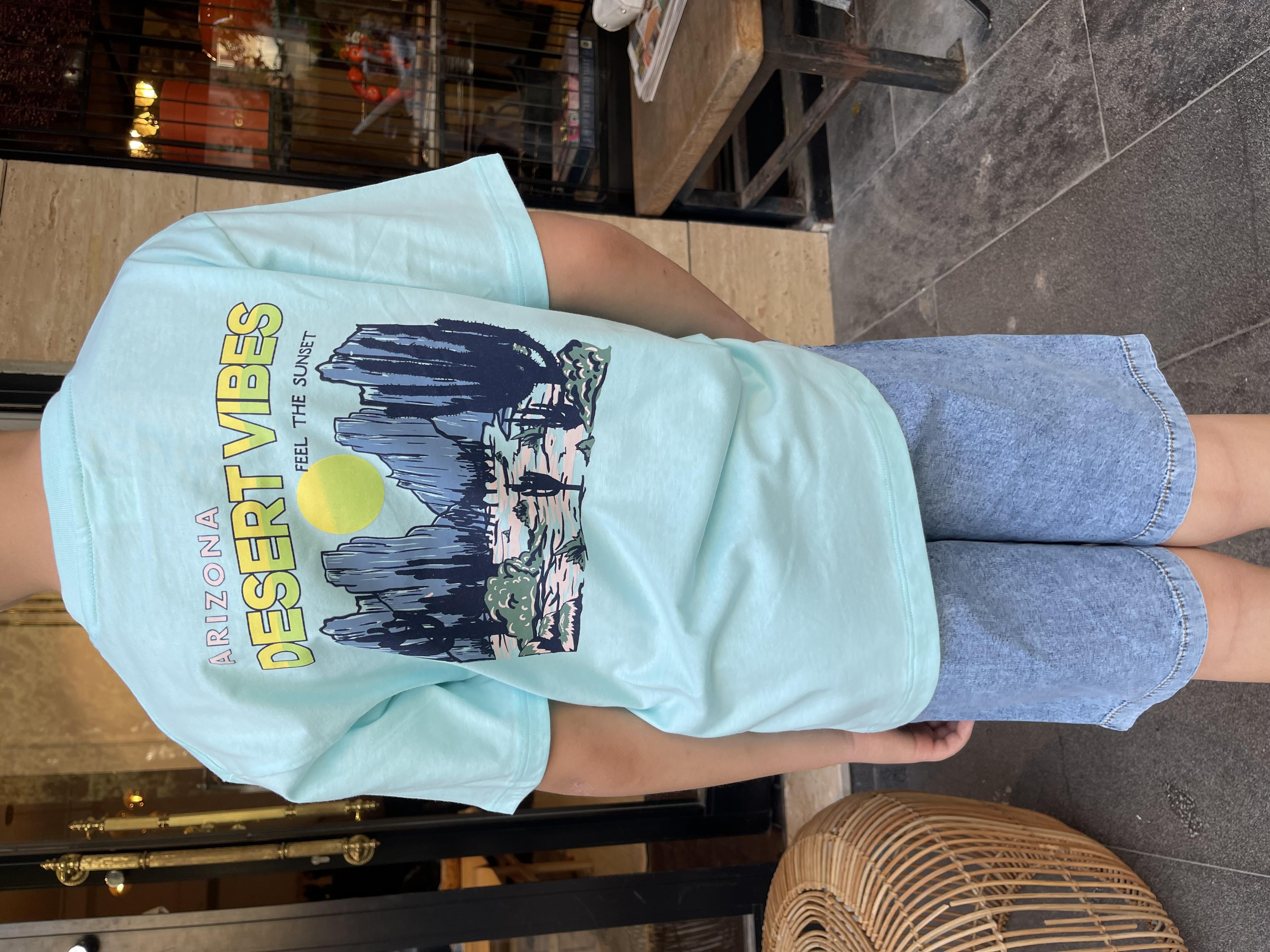 Kids Mavi Arizona Kot Şortlu Takım
