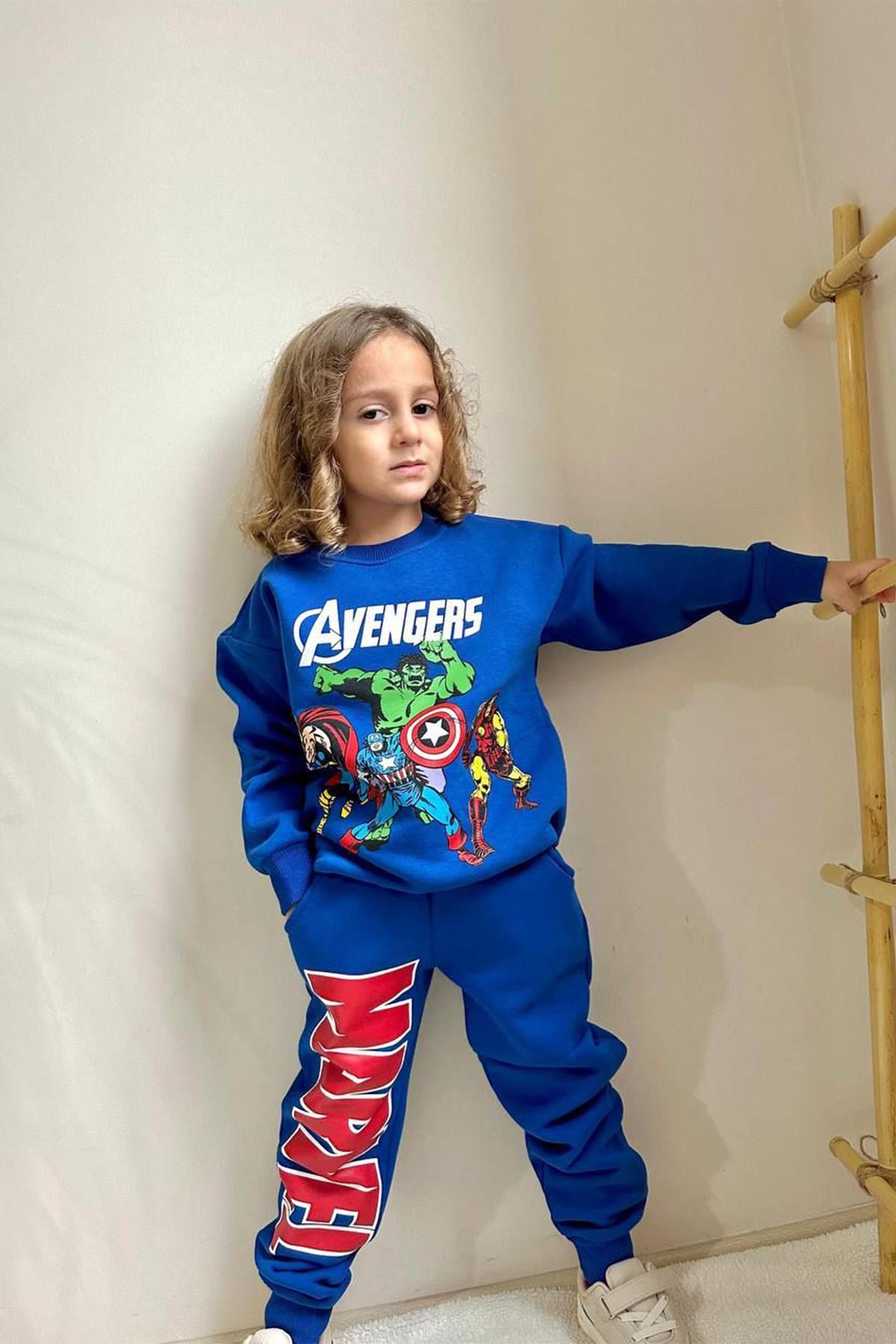 Kids Mavi Avengers Takım