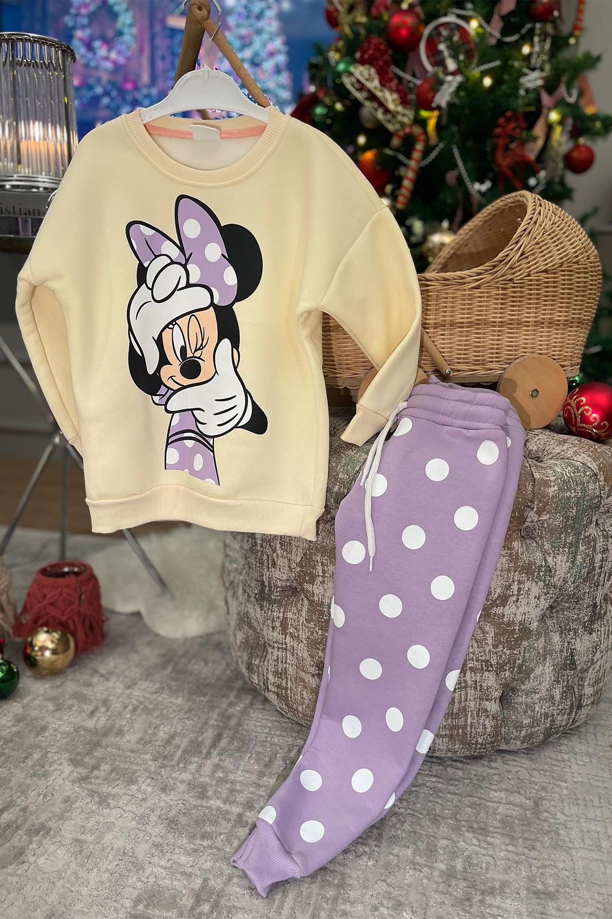 Kids Mickey Baskılı Takım