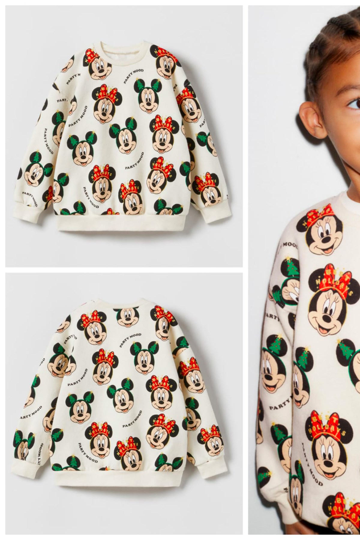 Kids Mickey Detaylı Sweatshirt